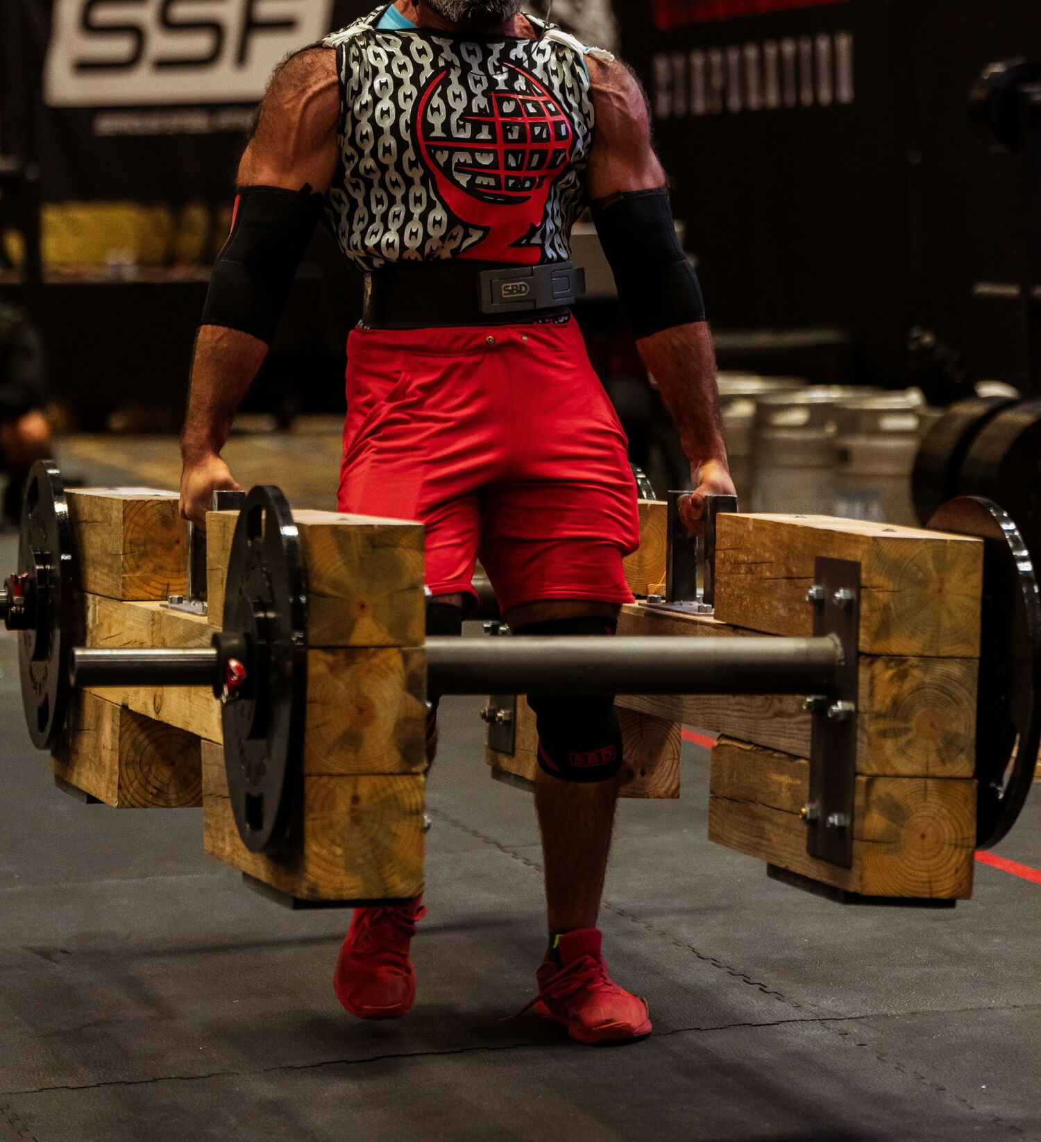 Cristian Candemir competed at the 2025 Strongman National Championships last month. OWENS MEDIA