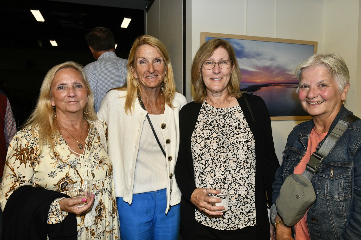 Stephanie McNamara, Mary Hayes Haas, Liz Parker and Gloria Sheahan at the Rotaty cocktail party.