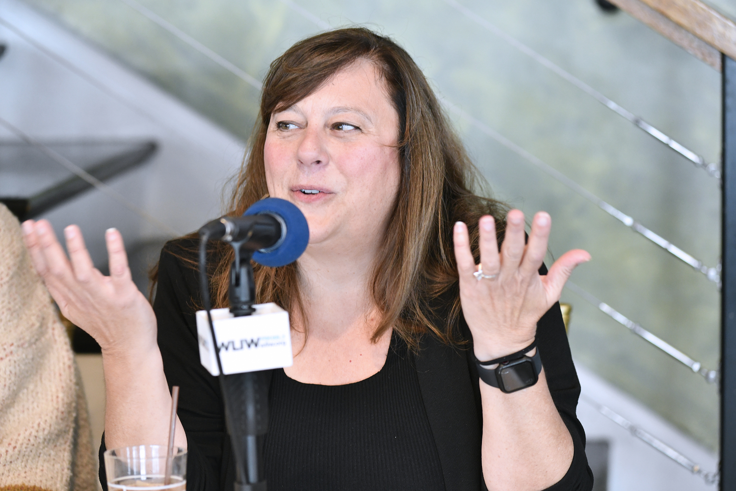 Panelist Janice Scherer, Government Advisor, Lake Agawam Conservancy, at the 