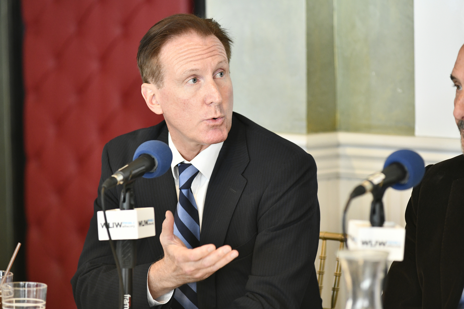 Panelist Southampton Village Mayor Bill manger.  DANA SHAW