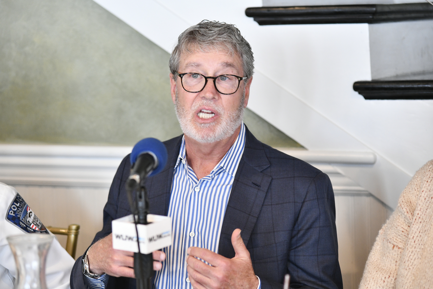 Panelist Jay Diesing  of the Southampton Association.   DANA SHAW