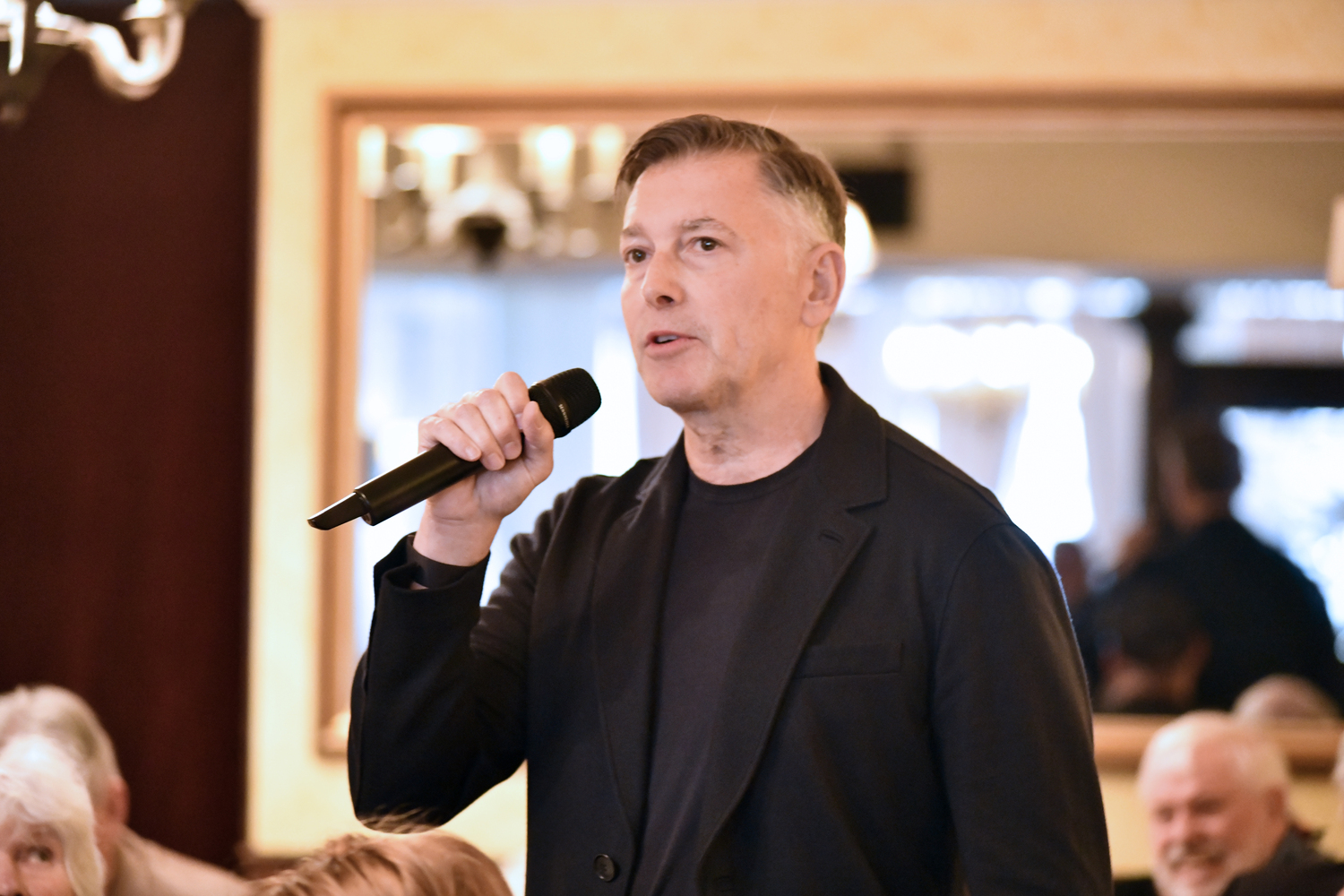 Audience member Kevin Menard.  DANA SHAW