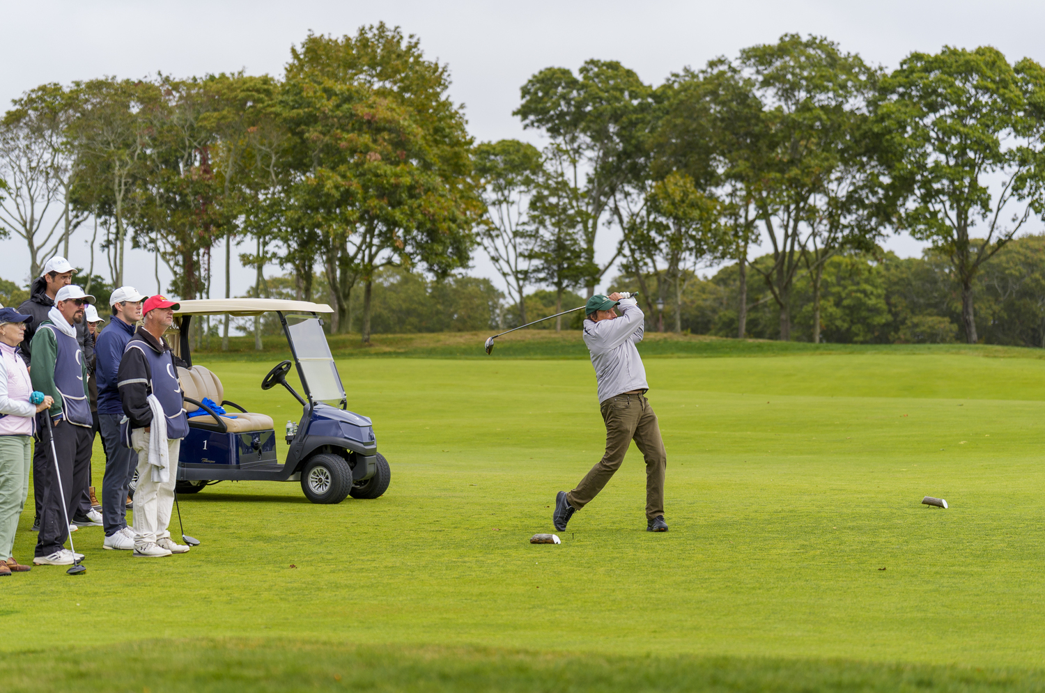 The Southampton Hospital Foundation’s Annual Golf Outing was held at Sebonack Golf Club in Southampton on October 14.  MARK SAGLIOCCO