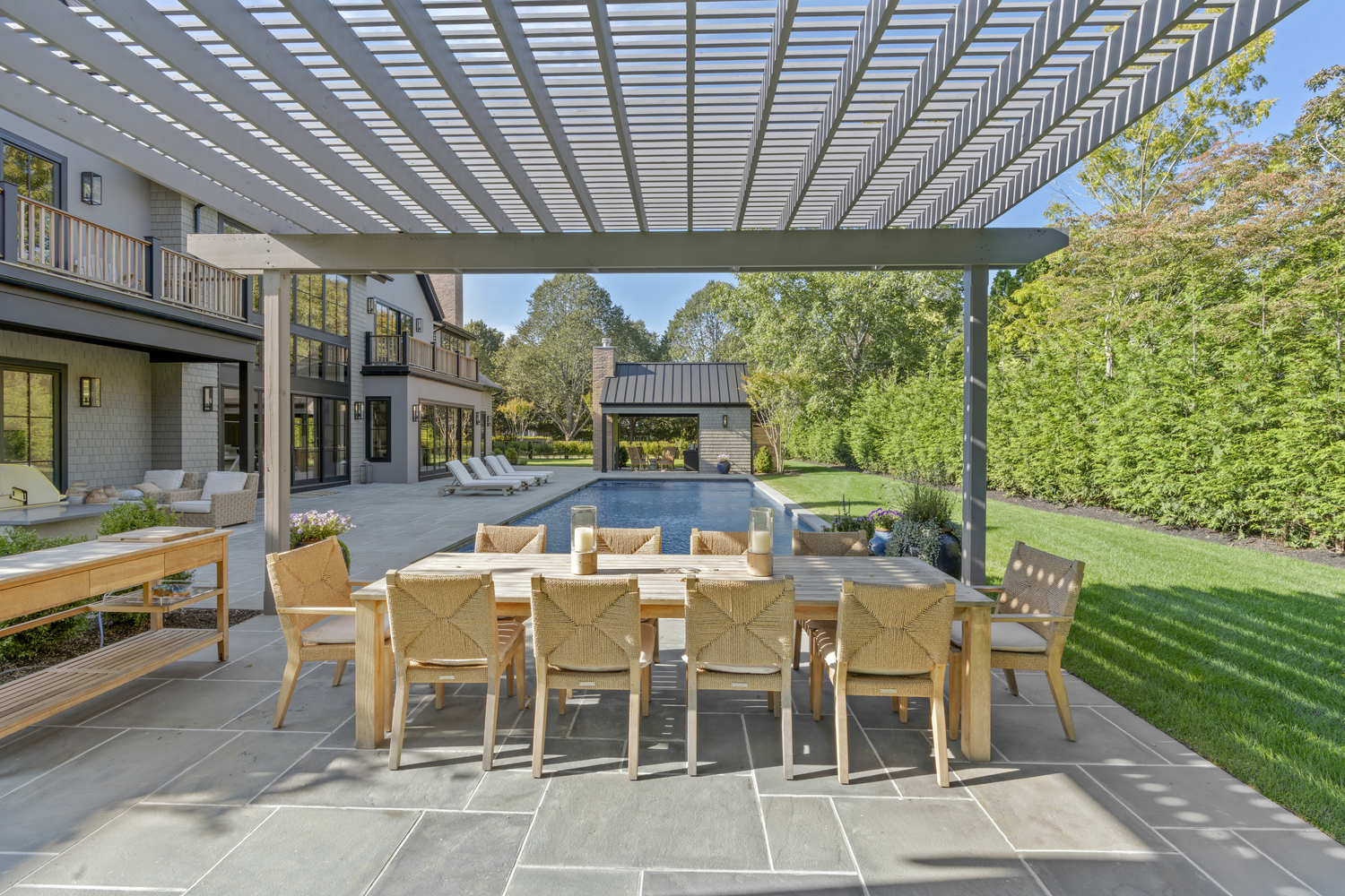 85 Pheasant Drive in Bridgehampton, which recently sold for just shy of $10 million. COURTESY DOUGLAS ELLIMAN