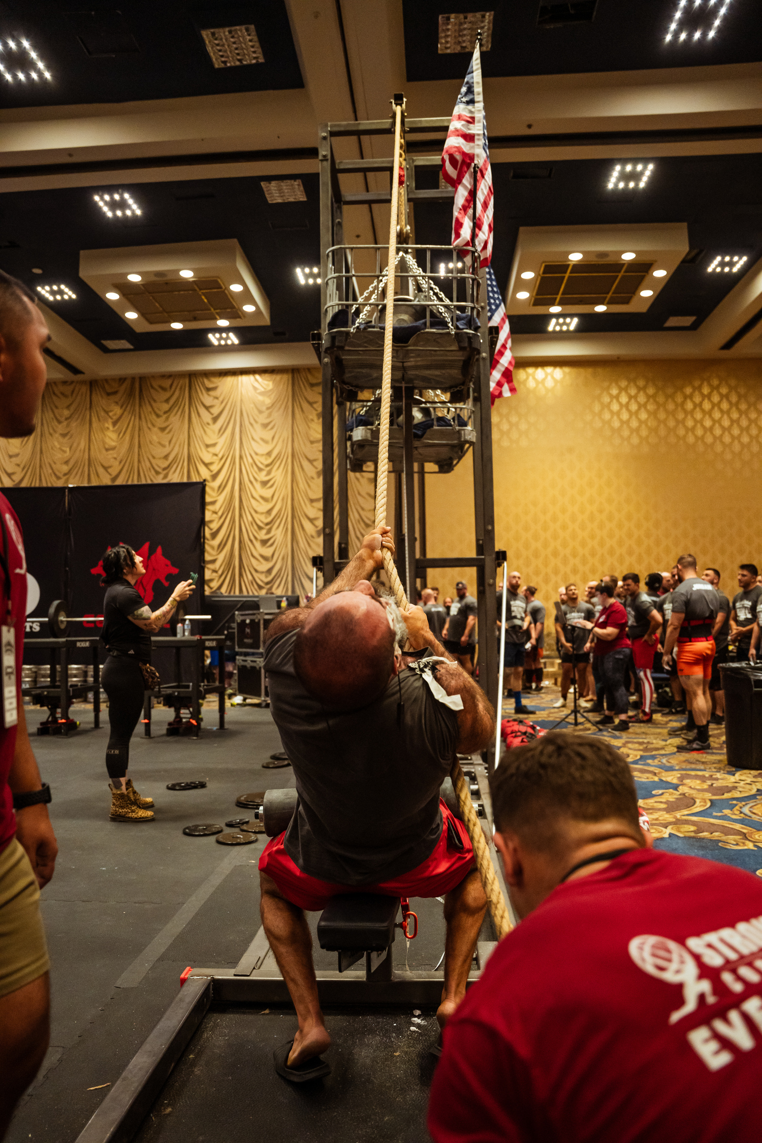 Cristian Candemir competed at the 2025 Strongman National Championships last month. OWENS MEDIA