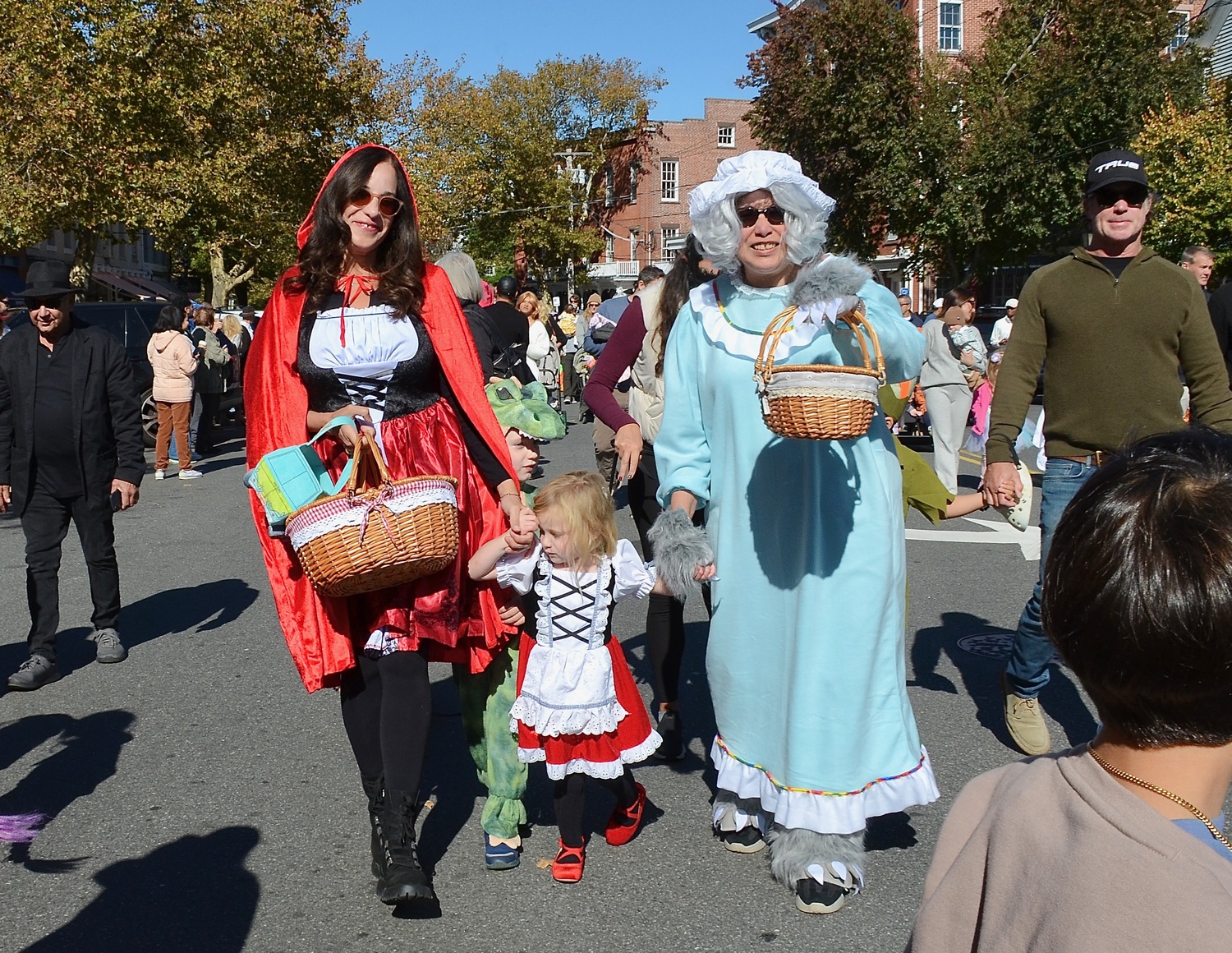 The Sag Harbor Ragamuffin Parade on Main Street on Saturday afternoon.  KYRIL BROMLEY
