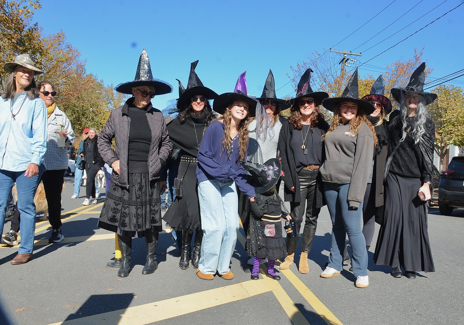 The Sag Harbor Ragamuffin Parade on Main Street on Saturday afternoon.  KYRIL BROMLEY
