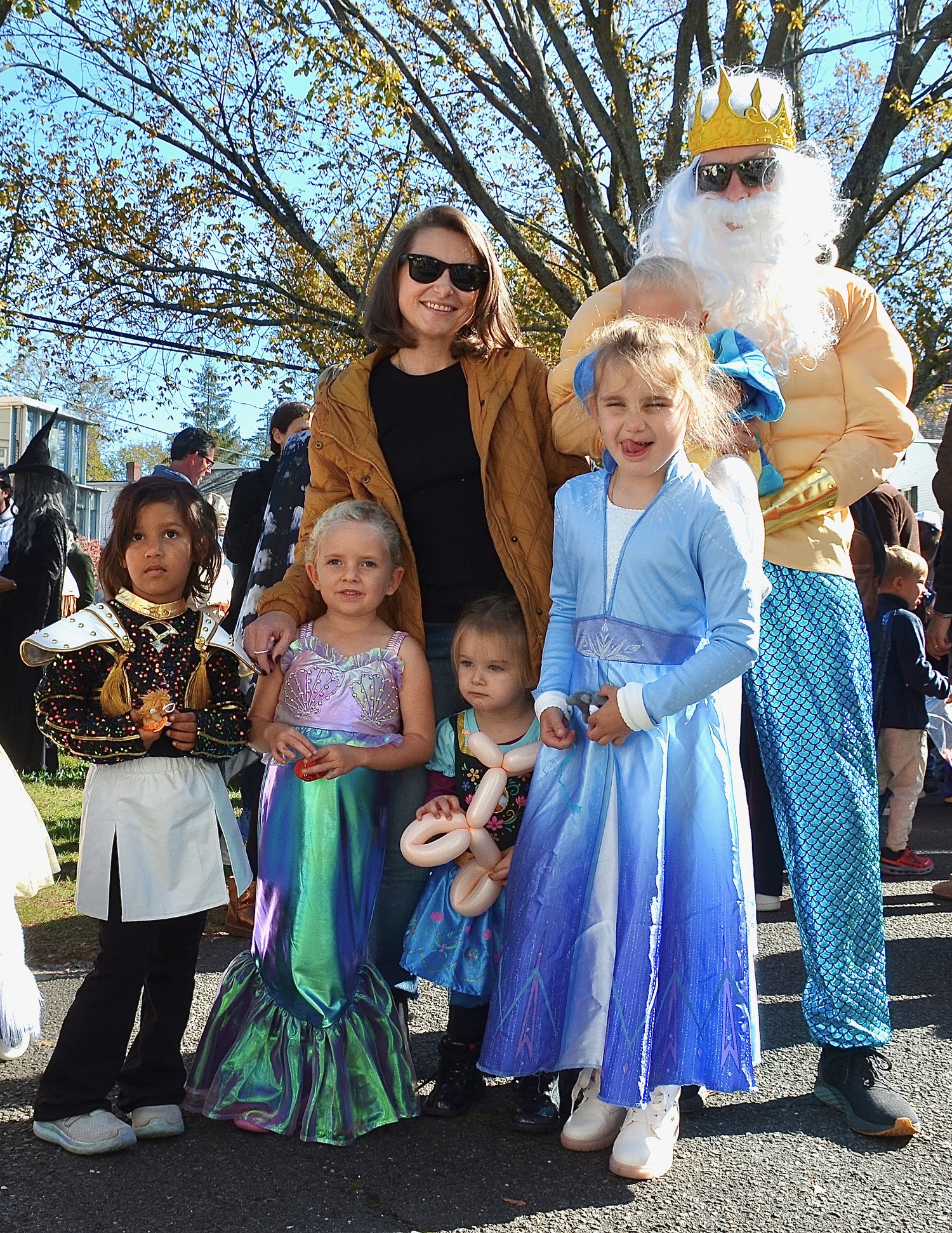 Ghosts and goblins gather at the Whaling Museum after the parade.   KYRIL BROMLEY