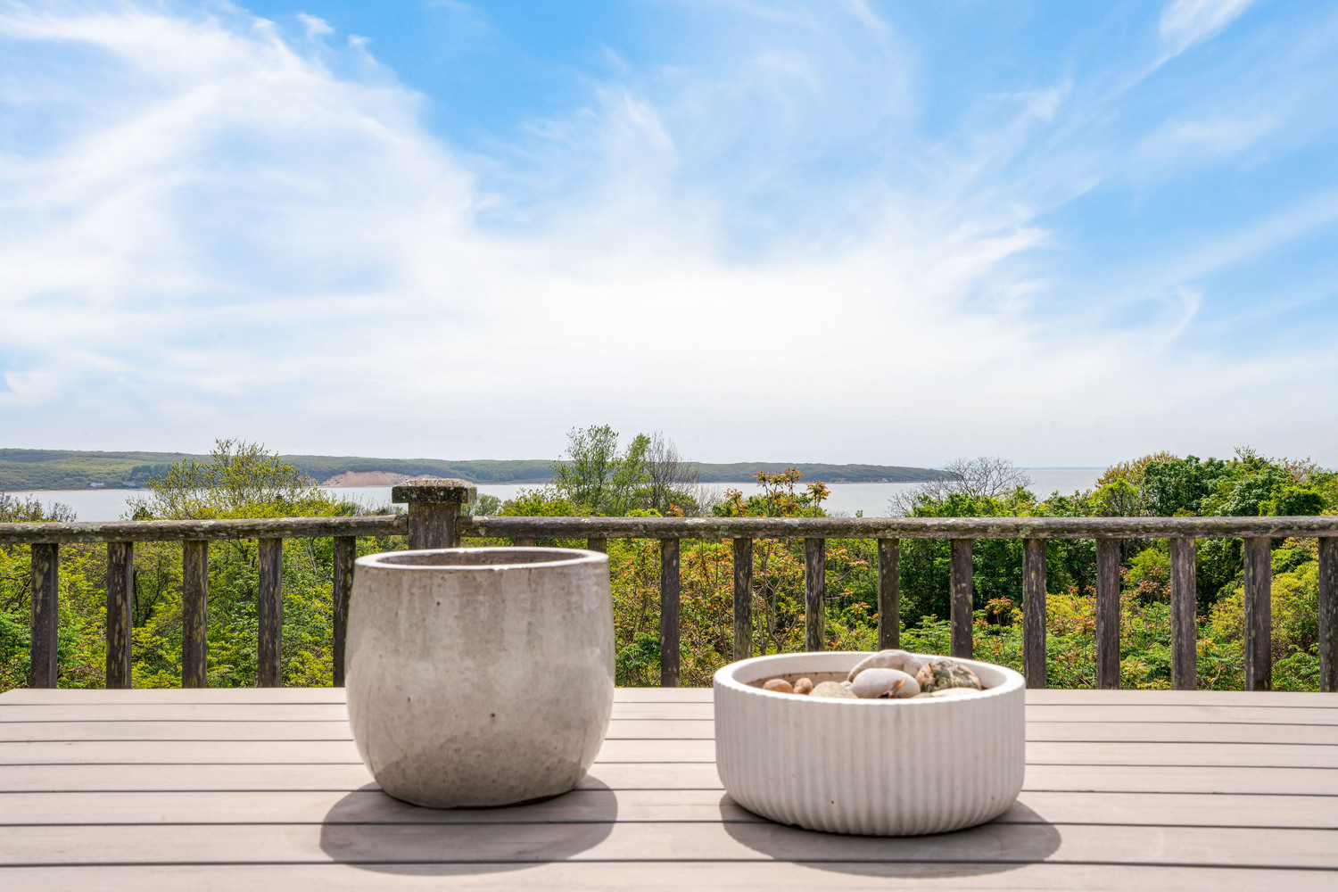 Standing on the deck of Esha Soni’s Montauk home. DOUGLAS ELLIMAN