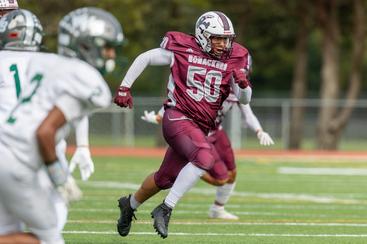 East Hampton senior Juan Espinoza.  RON ESPOSITO