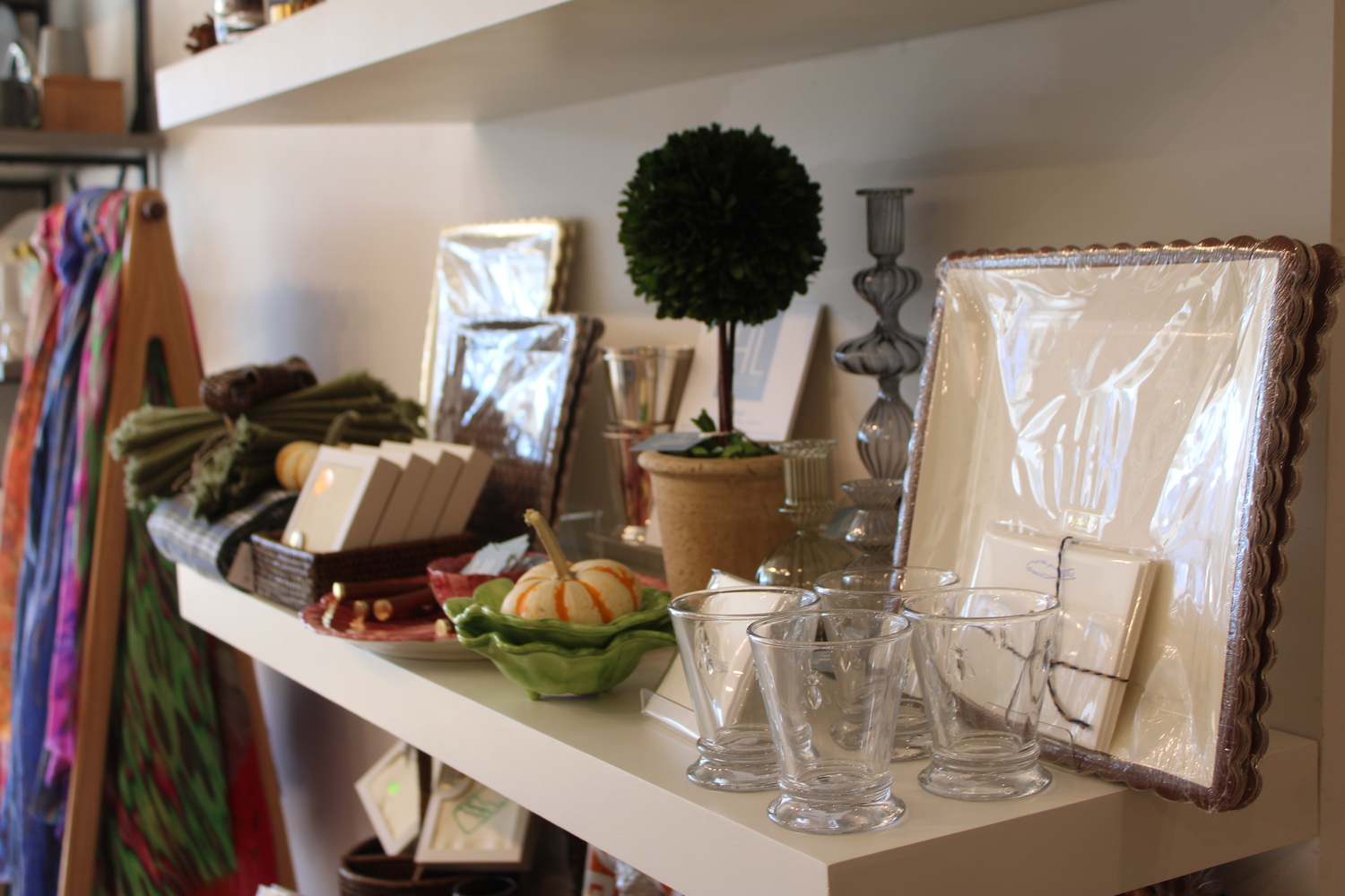 The wares at Hedges Lane, located in Gathering Marketplace. JACK MOTZ