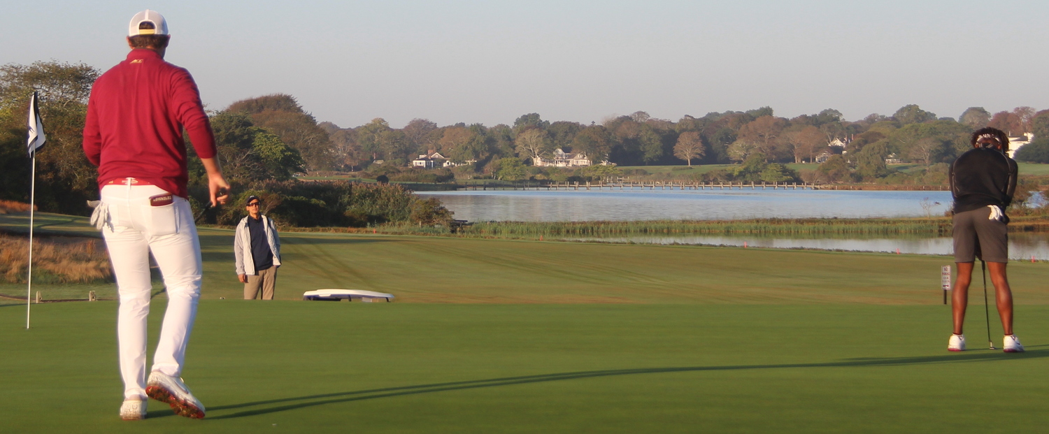 Maidstone Golf Club in East Hampton hosted the Hamptons Intercollegiate Tournament on October 6 and 7.  JACK GRAVES