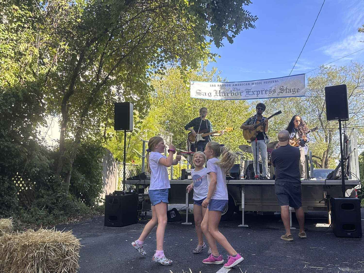 Wildly Grown attracts young fans to the Alley Stage on Sunday.  KATHRYN MENU