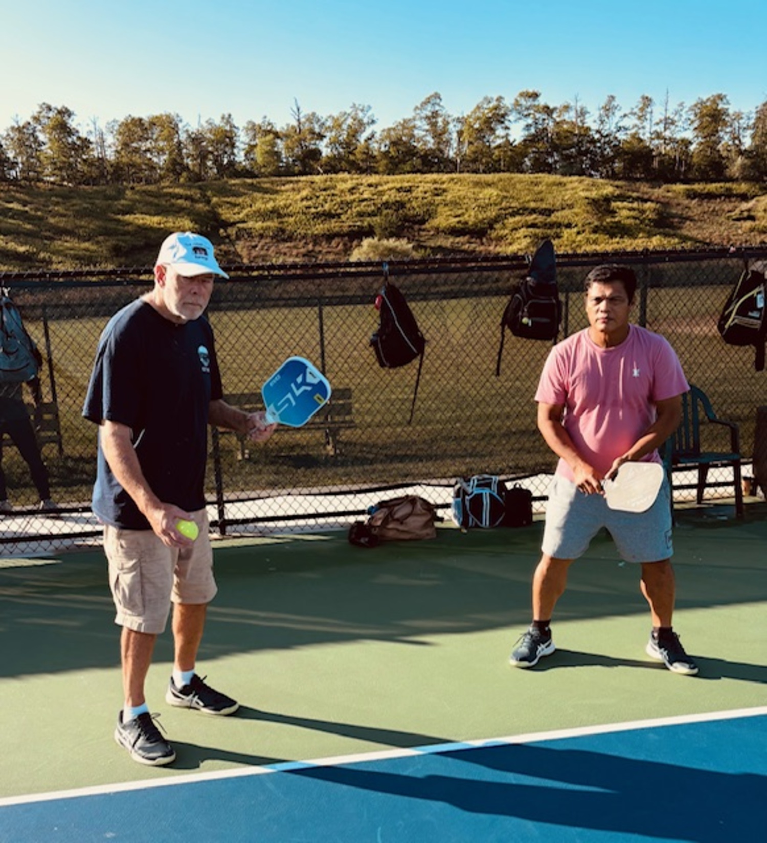 Paton Miller and Domingo Tiozon.  COURTESY VINNY MANGANO