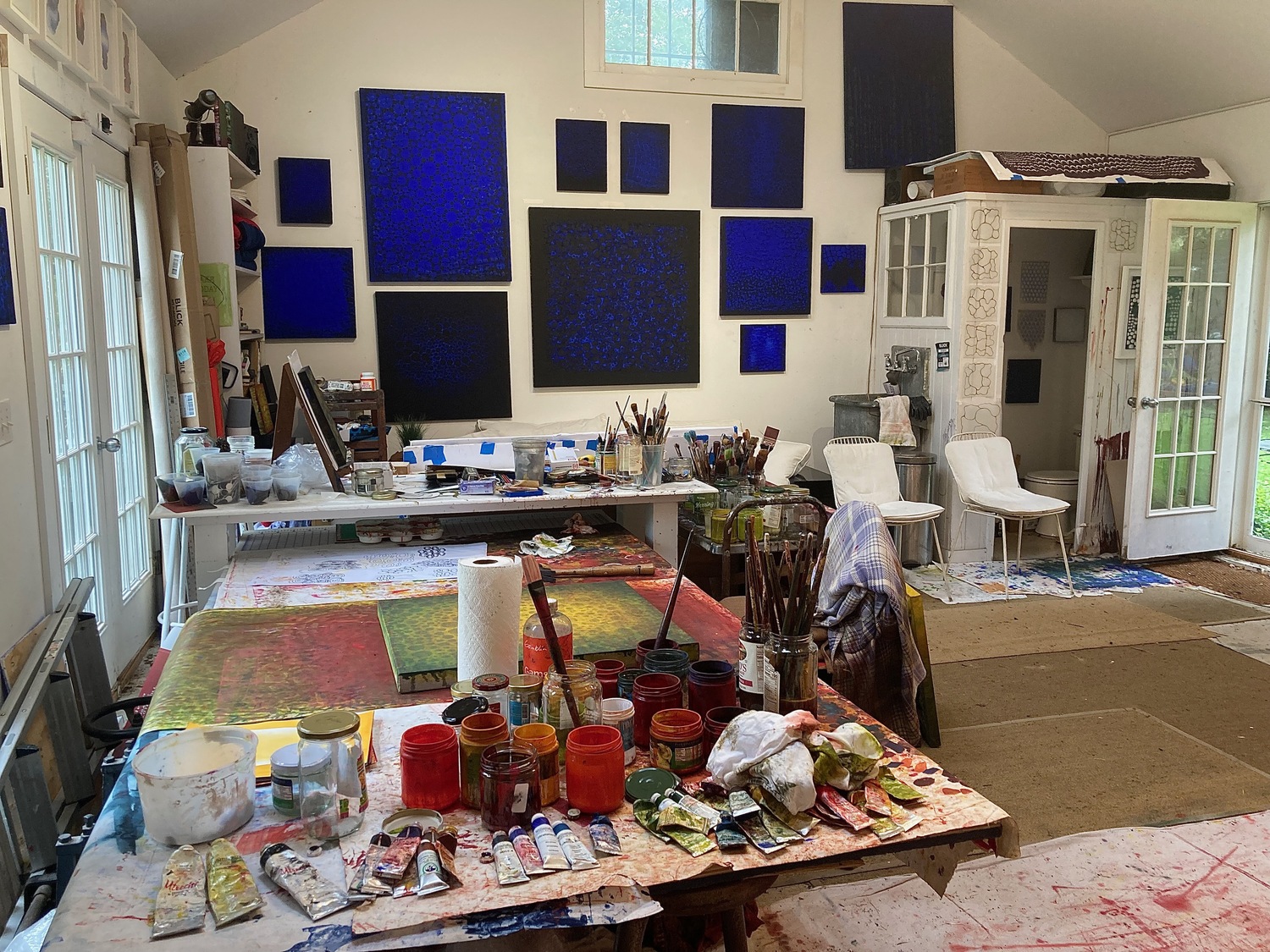 Eva Faye's studio. KYRIL BROMLEY