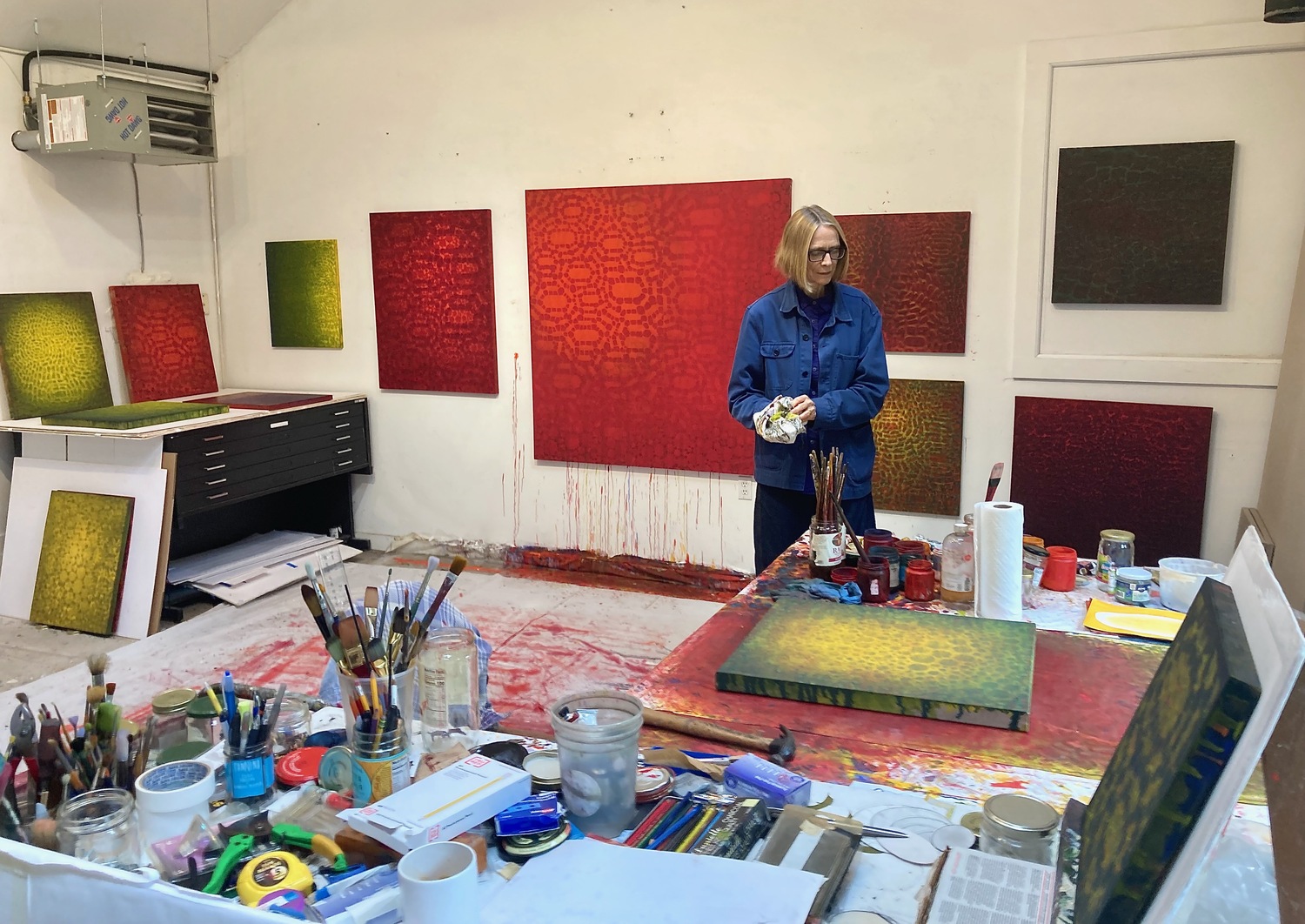 Eva Faye in her studio. KYRIL BROMLEY