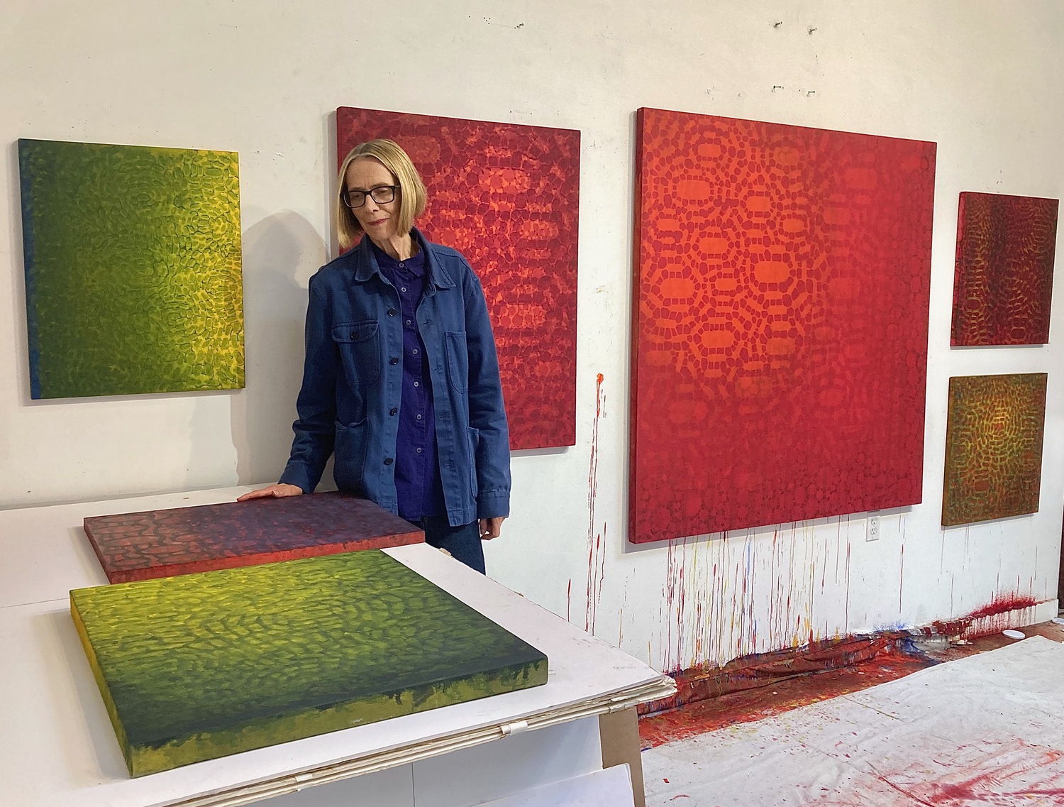 Eva Faye in her studio. KYRIL BROMLEY