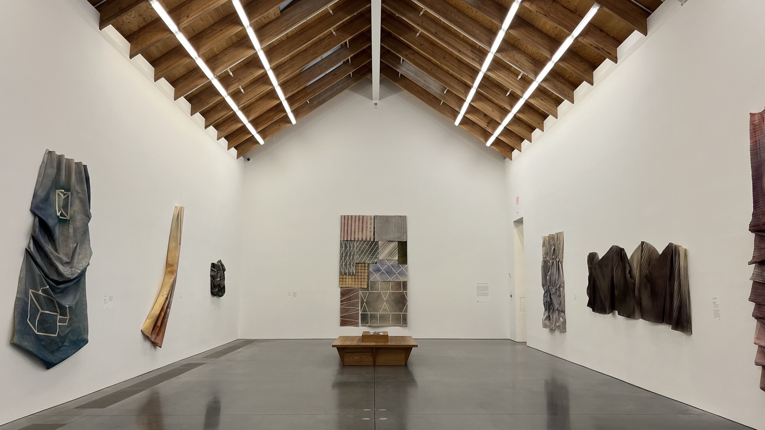 An installation view of “Nina Yankowitz: In the Out/Out the In,” a retrospective exhibition on view at the Parrish Art Museum through February 22. FRANKIE KADIR BADEMCI