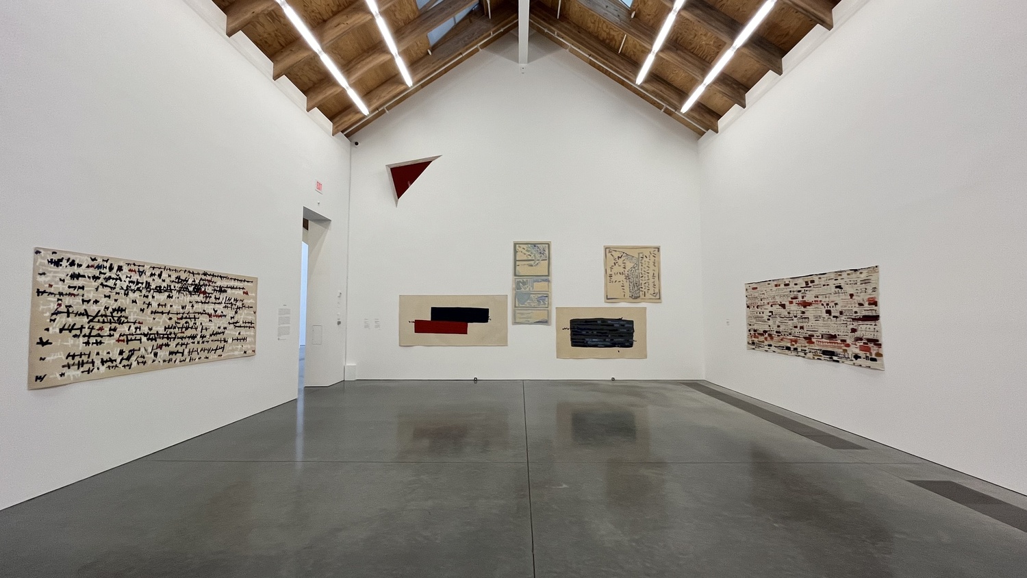 An installation view of “Nina Yankowitz: In the Out/Out the In,” a retrospective exhibition on view at the Parrish Art Museum through February 22. FRANKIE KADIR BADEMCI