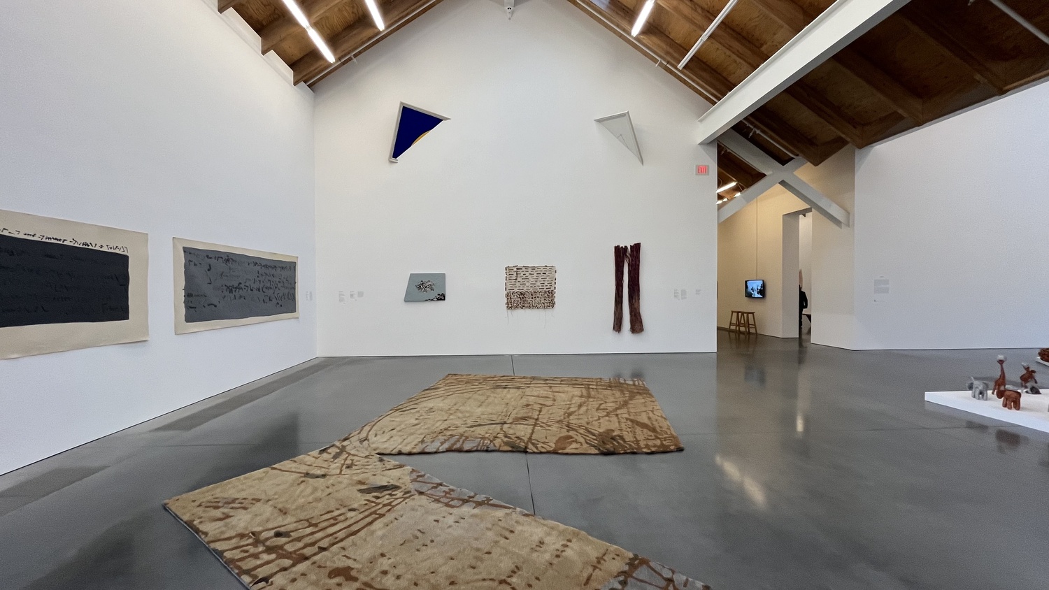 An installation view of “Nina Yankowitz: In the Out/Out the In,” a retrospective exhibition on view at the Parrish Art Museum through February 22. FRANKIE KADIR BADEMCI
