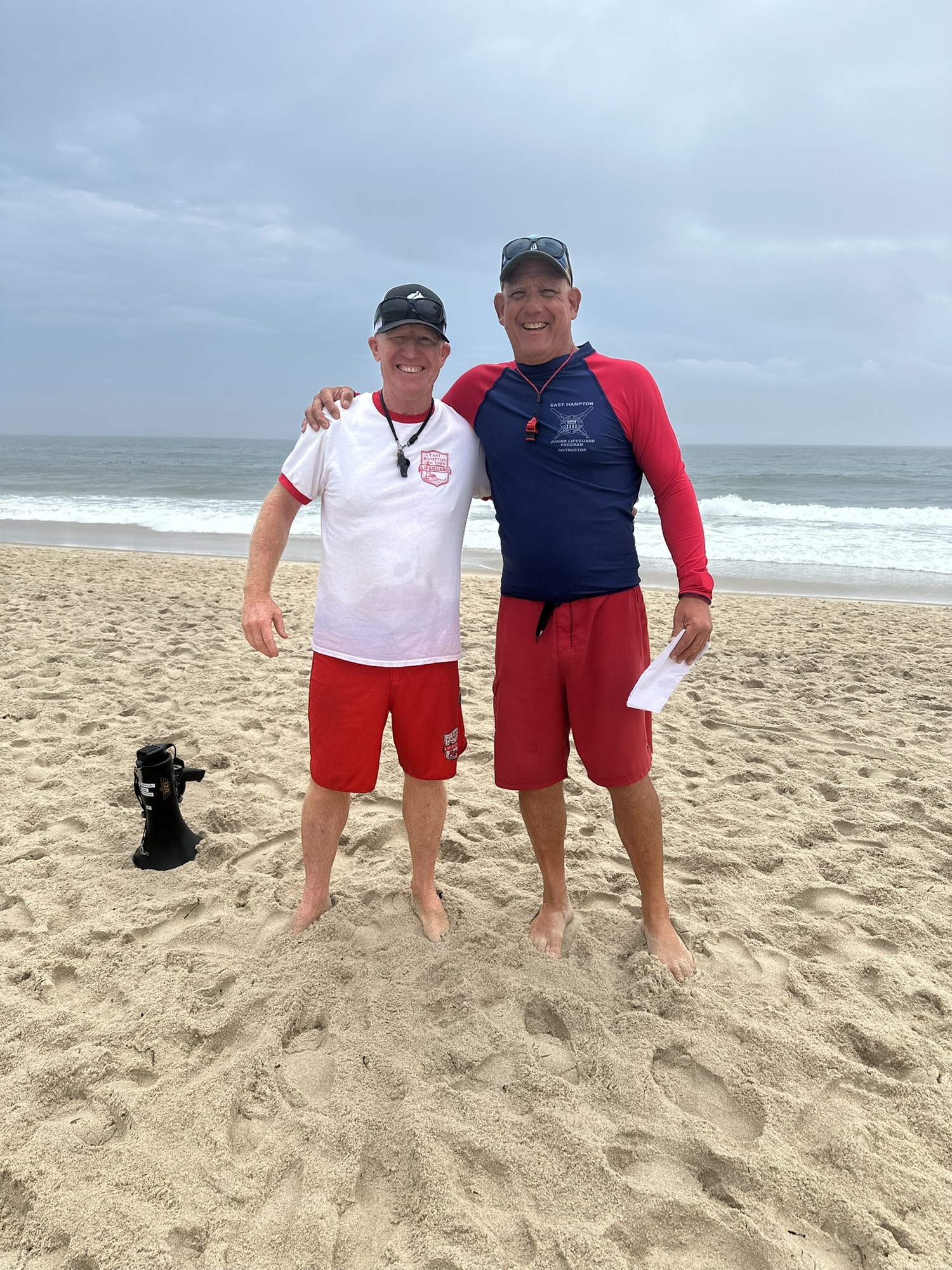 John Ryan Jr., left, and T.J. Calabrese led the Guardians course this past summer.  NICHOLAS SOPKIN