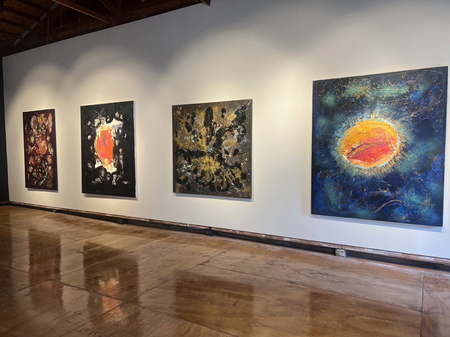 An installation view of Jonathan Nash Glynn's exhibition 