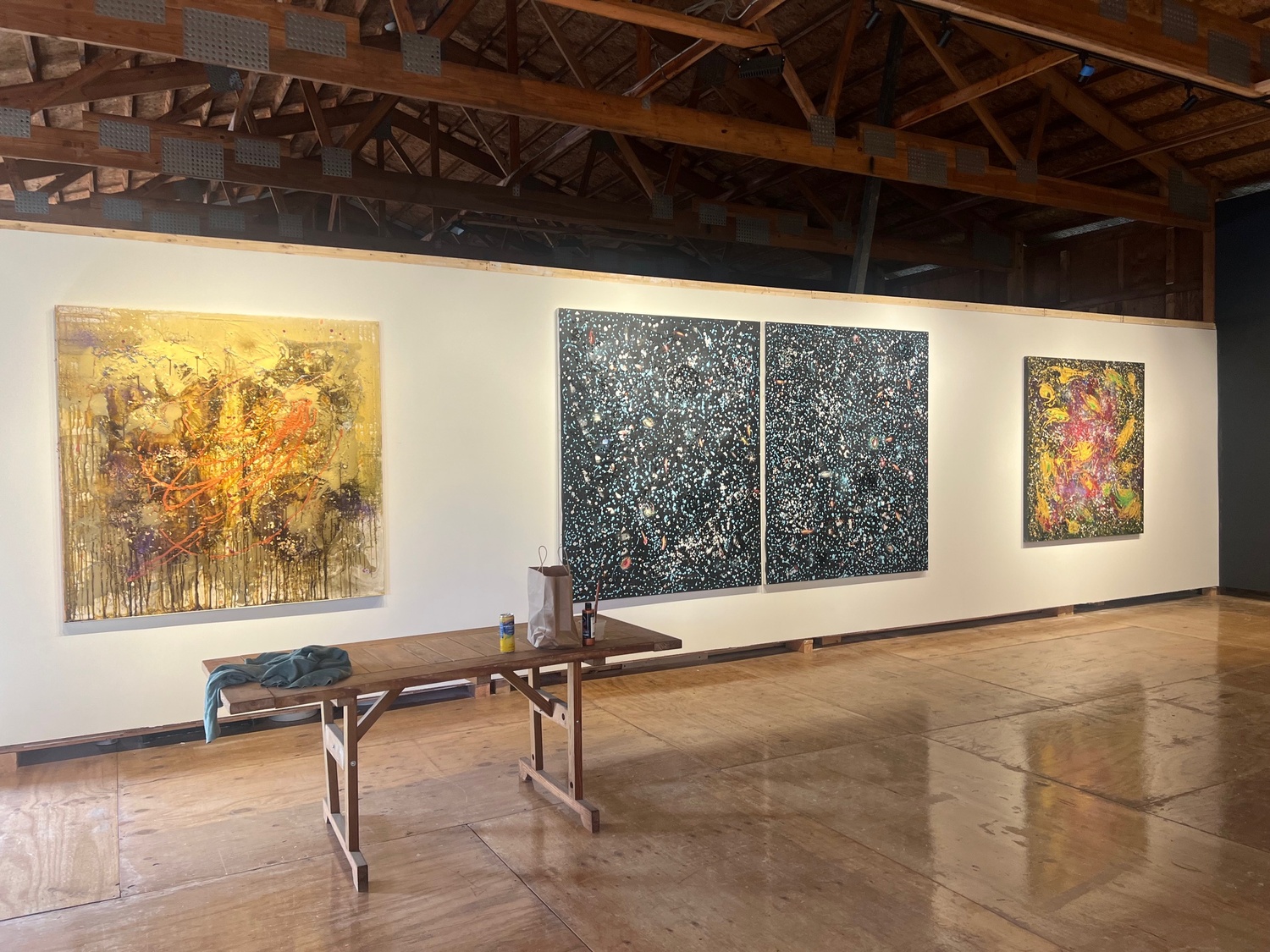 An installation view of Jonathan Nash Glynn's exhibition 