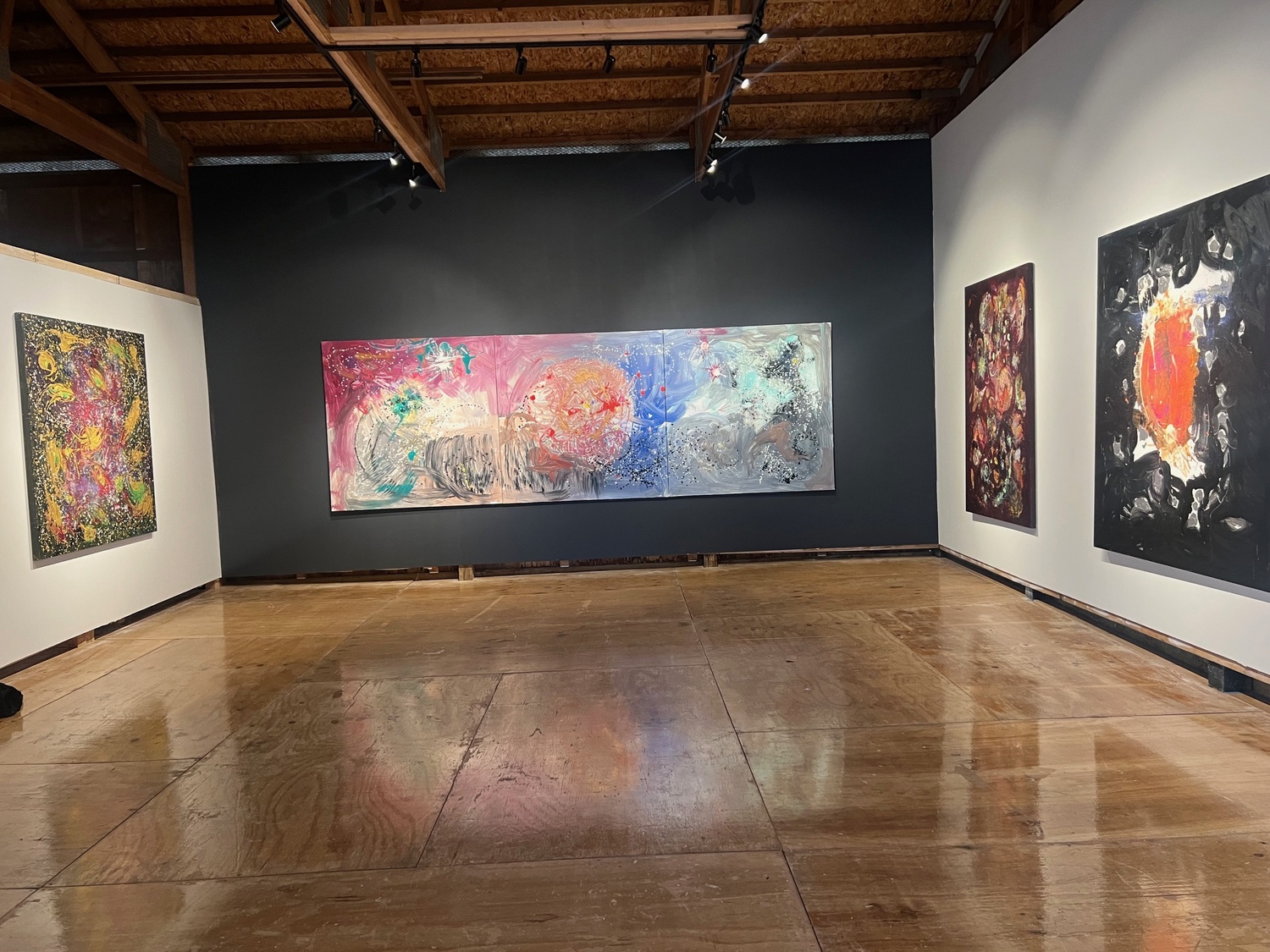 An installation view of Jonathan Nash Glynn's exhibition 