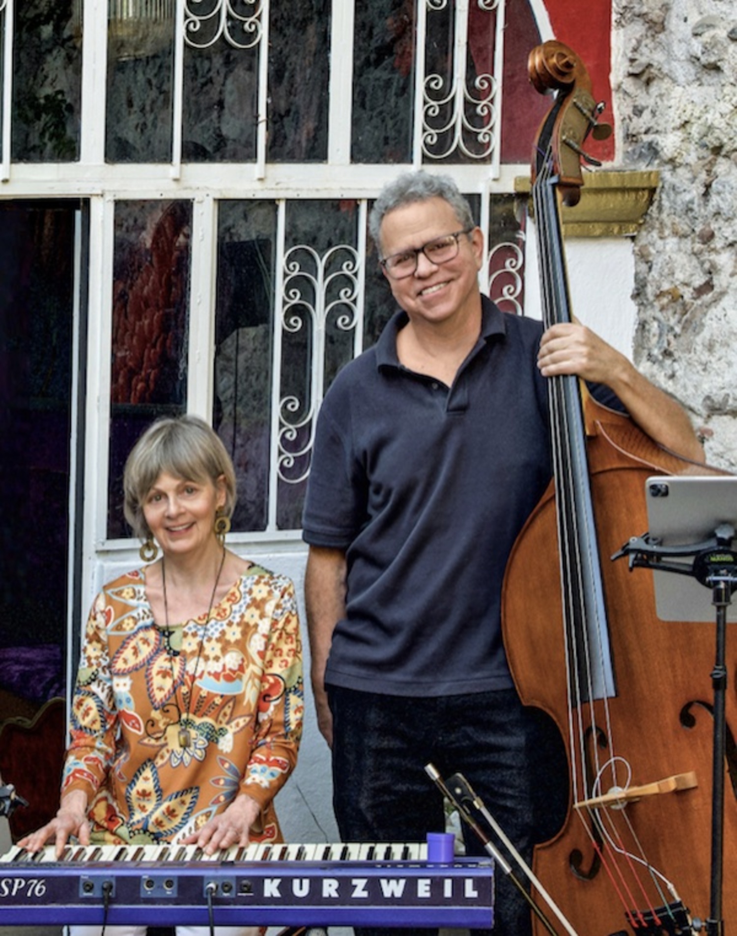 Pianist Jane Hastay and bassist Peter Martin Weiss. JOHN DUKE KISCH