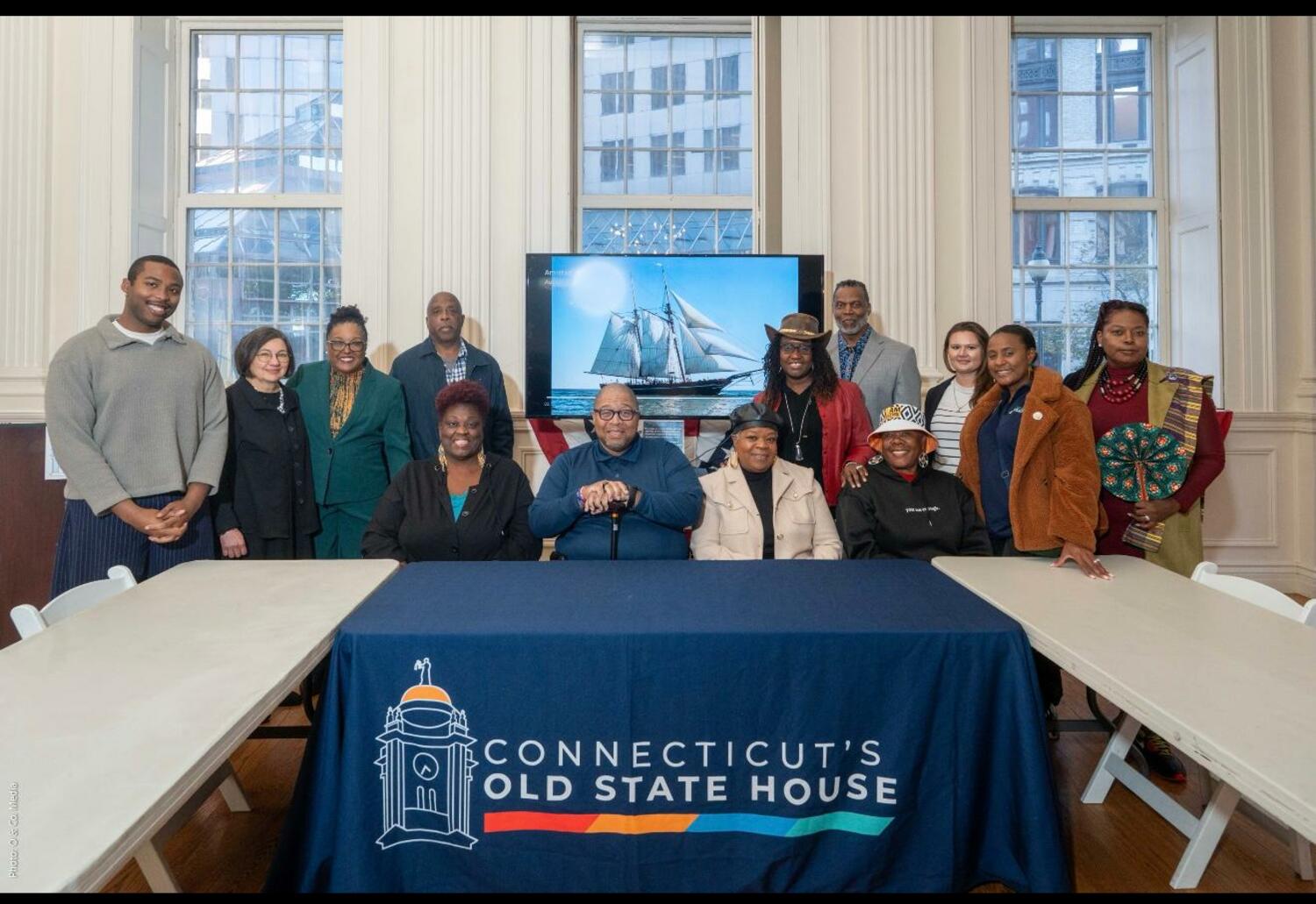 Brenda Simmons, Founder and President of the Southampton African American Museum, and Dr. Georgette Grier-Key, Executive Director of the Eastville Community Historical Society, recently traveled to Connecticut as part of a collaborative efforts with fellow stewards of the Amistad legacy.