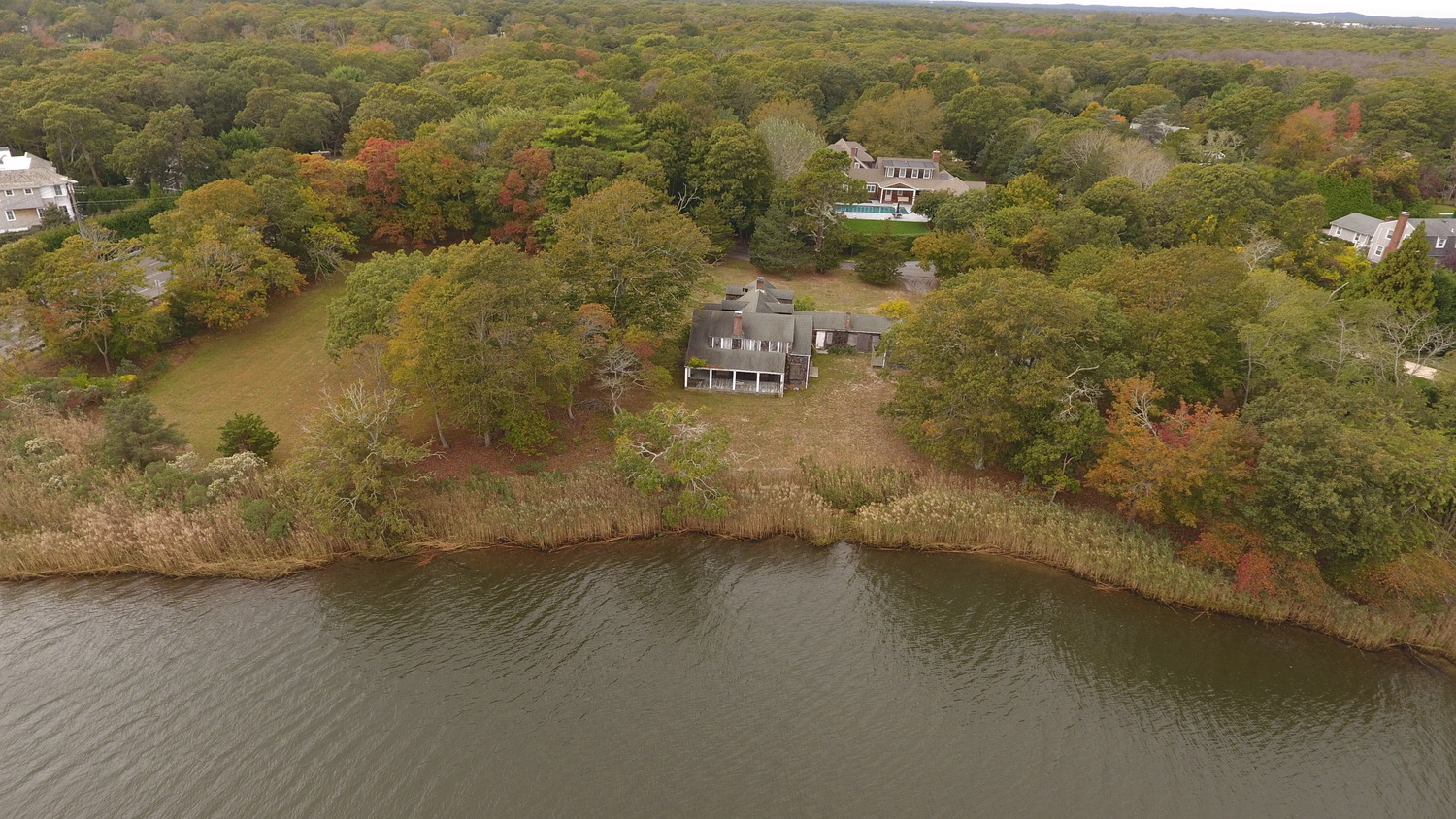 Southampton Town plans to purchase this waterfront estate on Quiogue using the Community Preservation Fund.