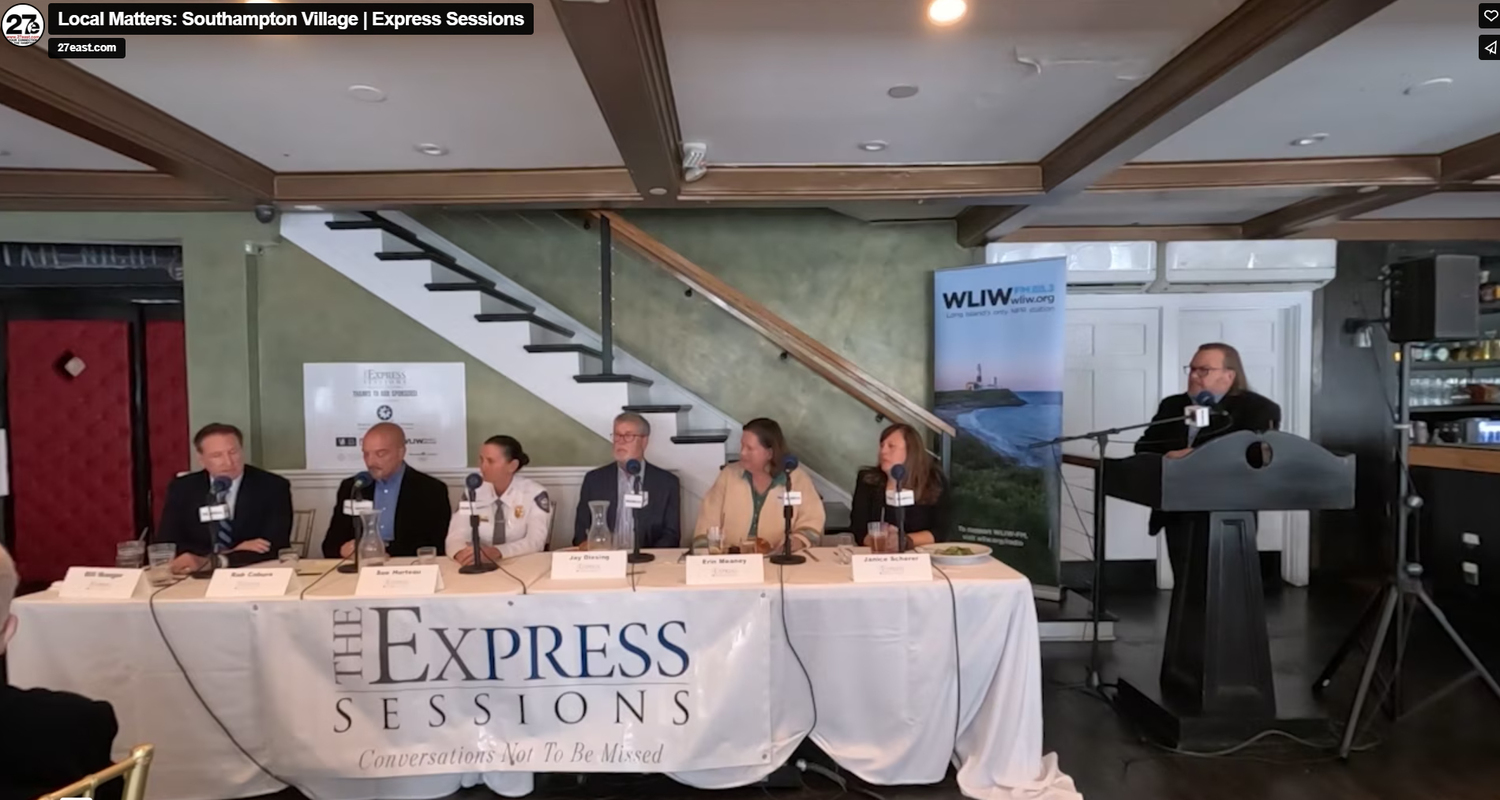 The Southampton Express Sessions panel.