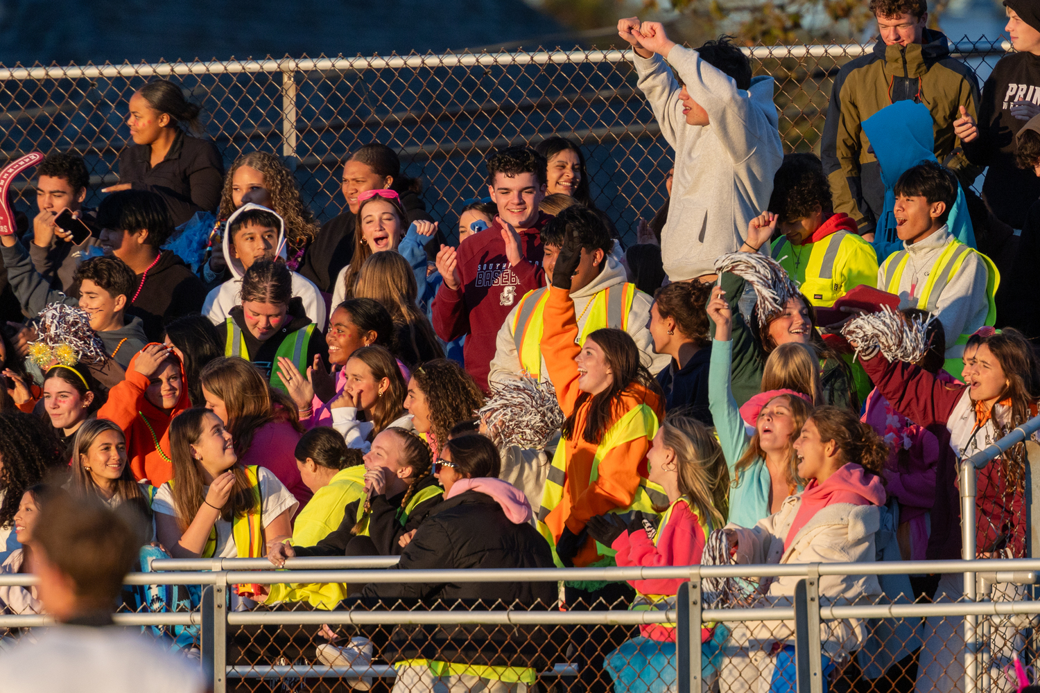 Homecoming week at Southampton sparked large student sections at games.  RON ESPOSITO/SOUTHAMPTON SCHOOL DISTRICT