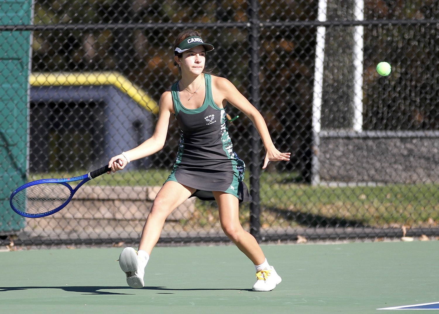 Westhampton Beach sophomore Aitana Garcia waits for the ball. DESIRÉE KEEGAN