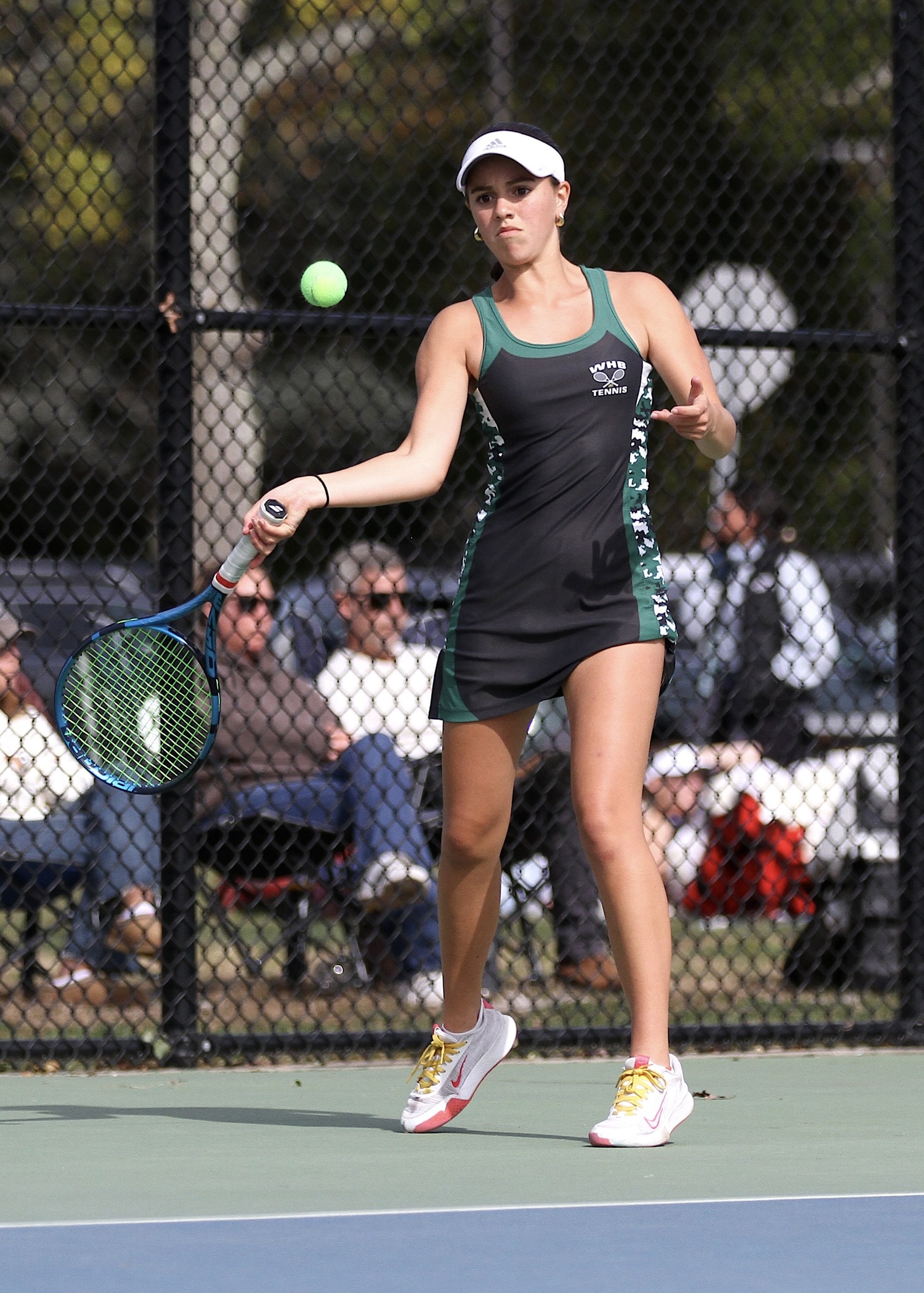 Westhampton Beach freshman Gabriela Arango keeps here eyes on the ball. DESIRÉE KEEGAN