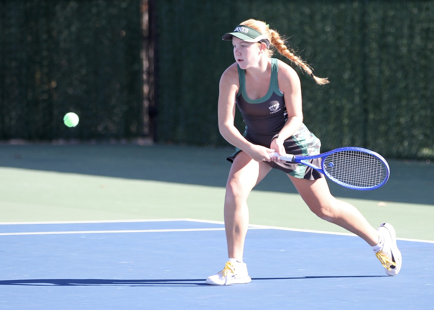 Westhampton Beach sophomore Grace Hart waits for the ball. DESIRÉE KEEGAN