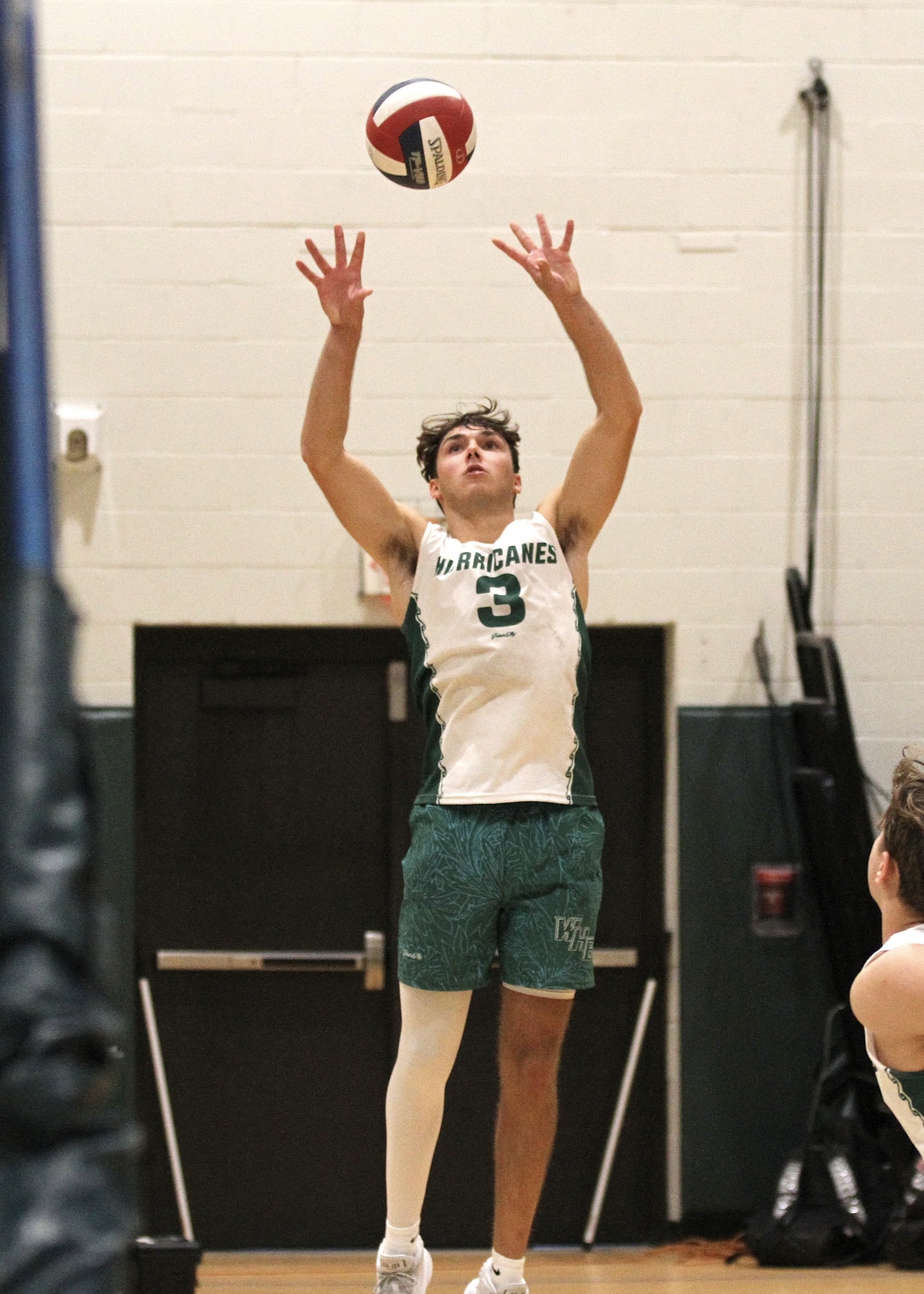 Senior setter Cameron Giordano passes the ball. DESIRÉE KEEGAN