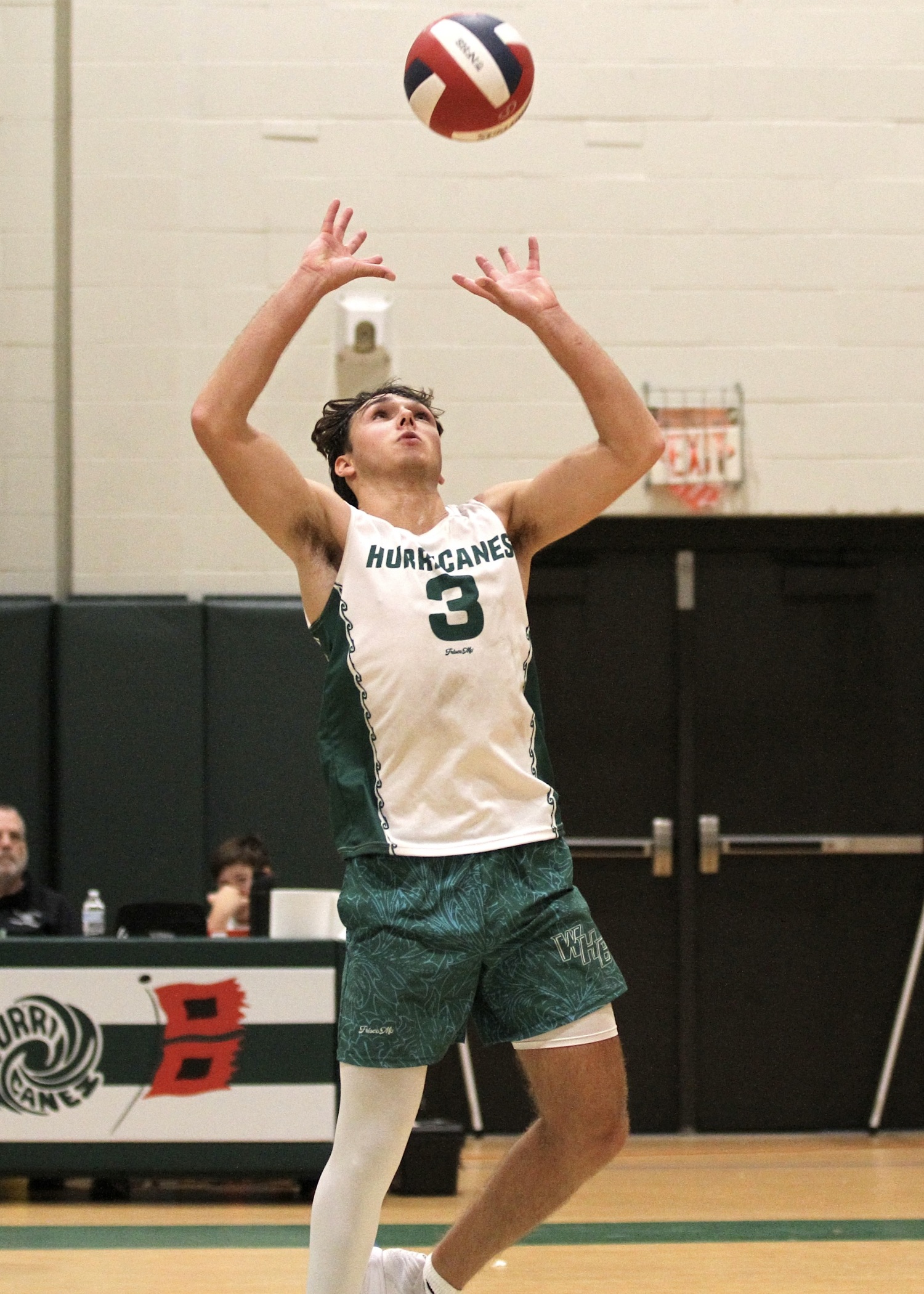 Westhampton Beach senior setter Cameron Giordano sets up a play. DESIRÉE KEEGAN