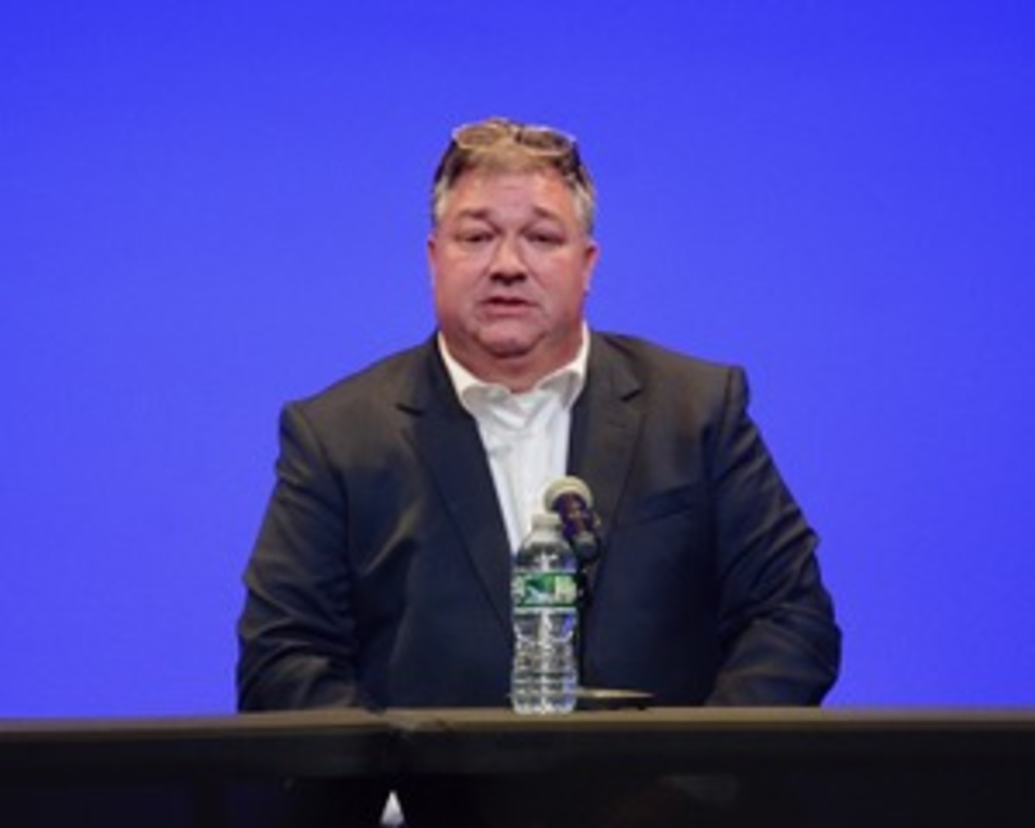 Republican challenger J.P. Foster at the debate held at LTV Studios and moderated by The Express News Group. KYRIL BROMLEY