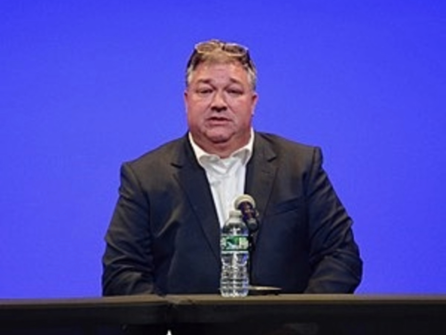 Republican challenger J.P. Foster at the debate held at LTV Studios and moderated by The Express News Group. KYRIL BROMLEY