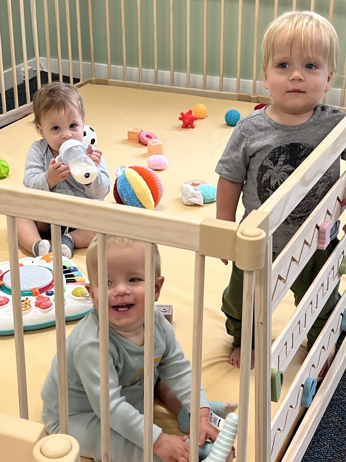 The Eleanor Whitmore Early Childhood Center welcomed its first round of babies to its infant program on September 15. The inaugural class has eight infants. The program is the first in the center's 56-year history. COURTESY ELEANOR WHITMORE CENTER