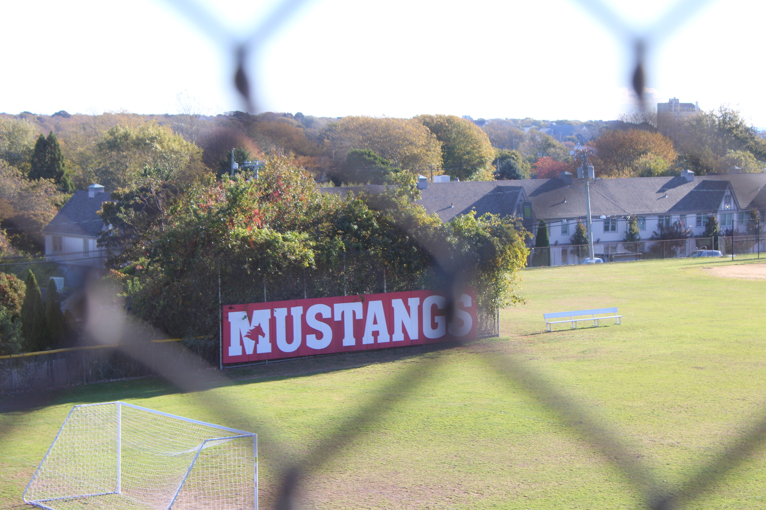 The view from the school out onto the adjacent fields. JACK MOTZ
