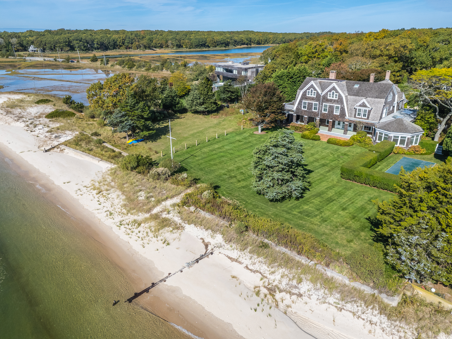 The home at 12120 New Suffolk Avenue in Cutchogue sold last week for $11.2 million, marking the highest-priced single-family home sale ever recorded on the North Fork. ALL EAST MEDIA