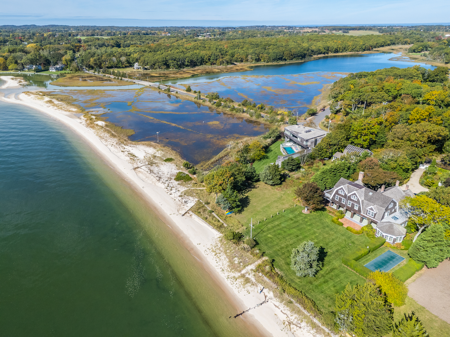 The home at 12120 New Suffolk Avenue in Cutchogue sold last week for $11.2 million, marking the highest-priced single-family home sale ever recorded on the North Fork. ALL EAST MEDIA