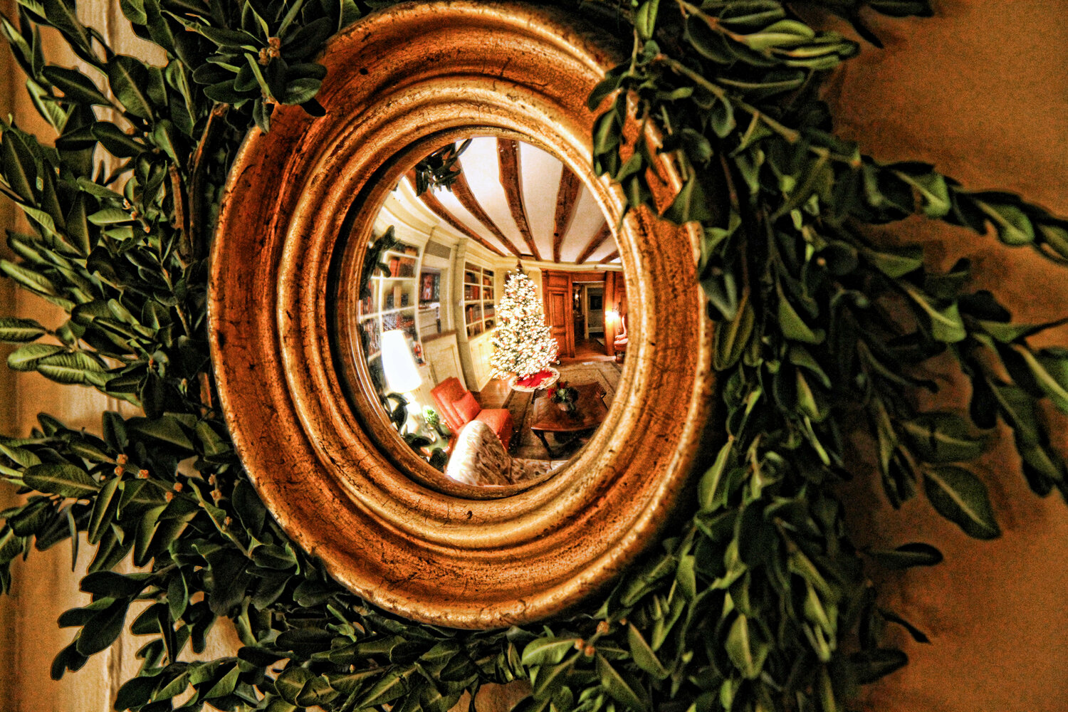 The interior of the 1770 House during the holidays. JACQUES LEBLANC