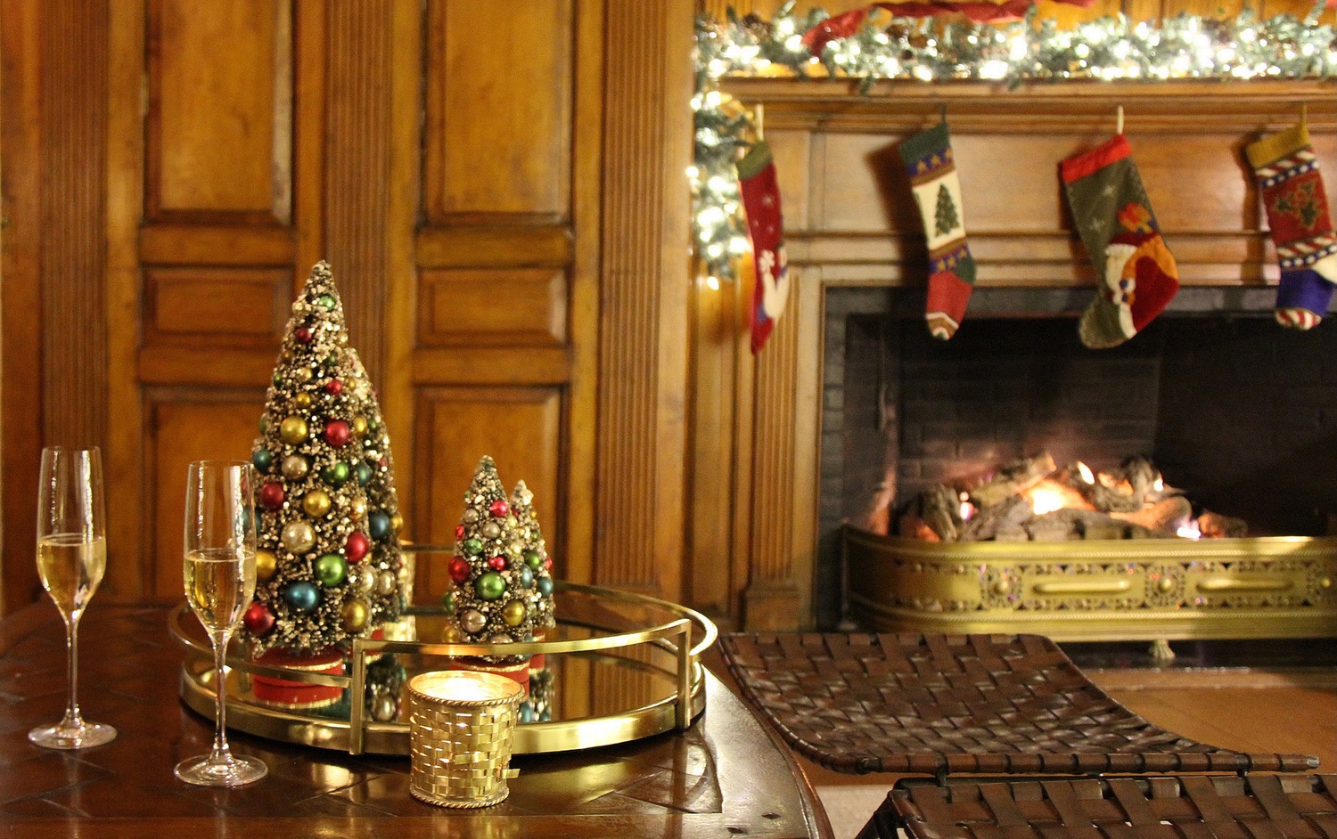 The interior of the 1770 House during the holidays. JACQUES LEBLANC