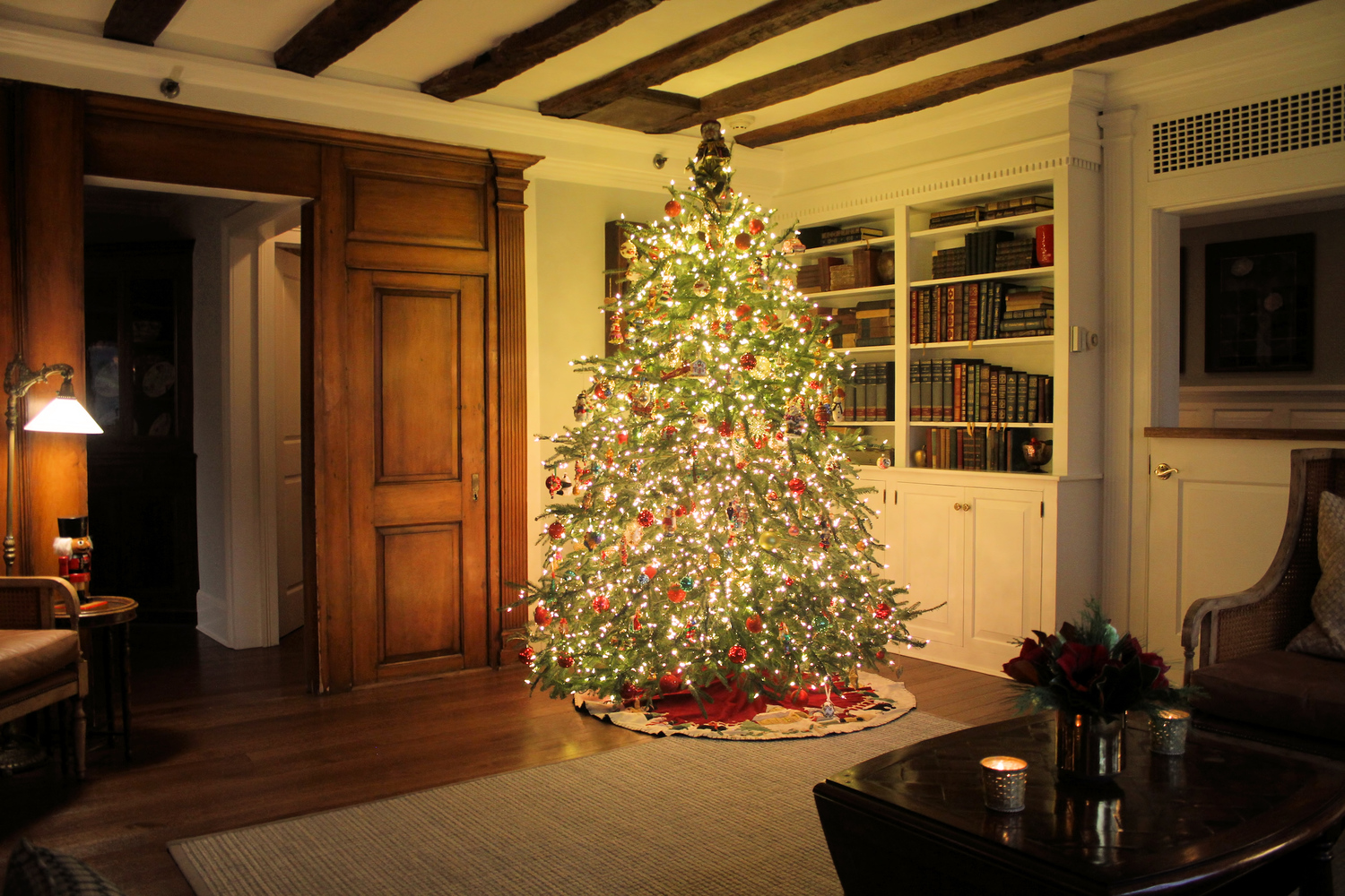 The interior of the 1770 House during the holidays. JACQUES LEBLANC