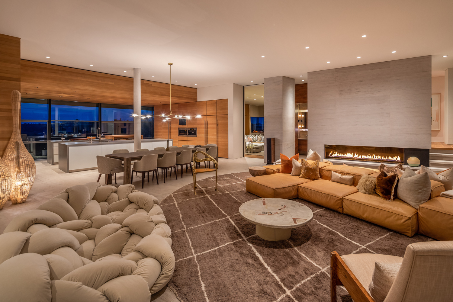 Inside 125 Mid Ocean Drive in Bridgehampton. EVAN JOSEPH/EVAN JOSEPH STUDIOS