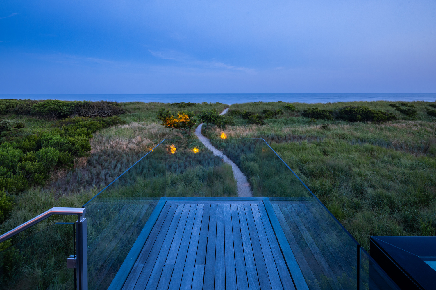 The view from 125 Mid Ocean Drive in Bridgehampton. EVAN JOSEPH/EVAN JOSEPH STUDIOS
