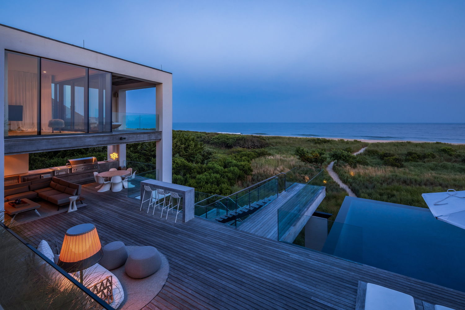 The view from 125 Mid Ocean Drive in Bridgehampton. EVAN JOSEPH/EVAN JOSEPH STUDIOS